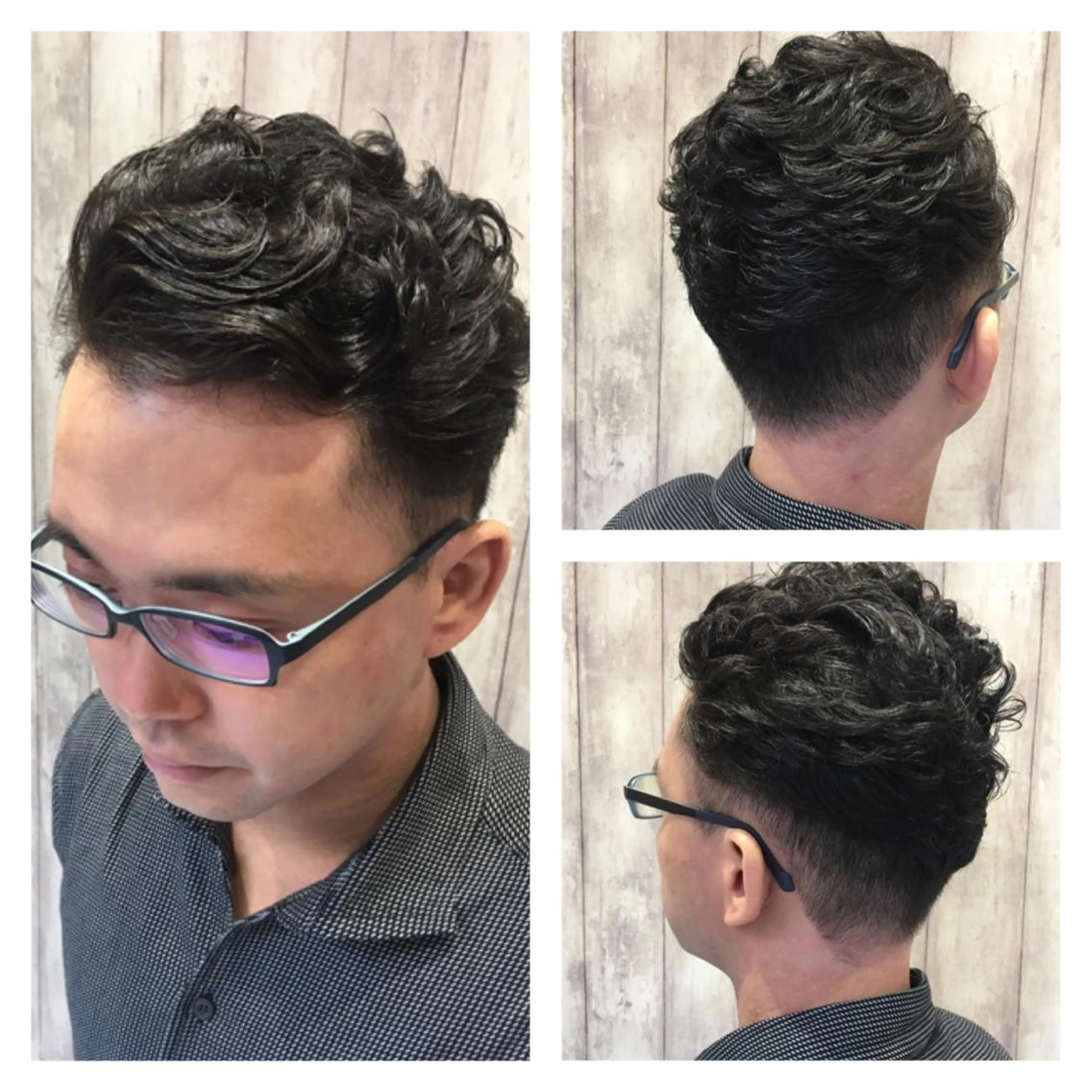 ショート パーマ メンズ boutique misakiのヘアスタイル