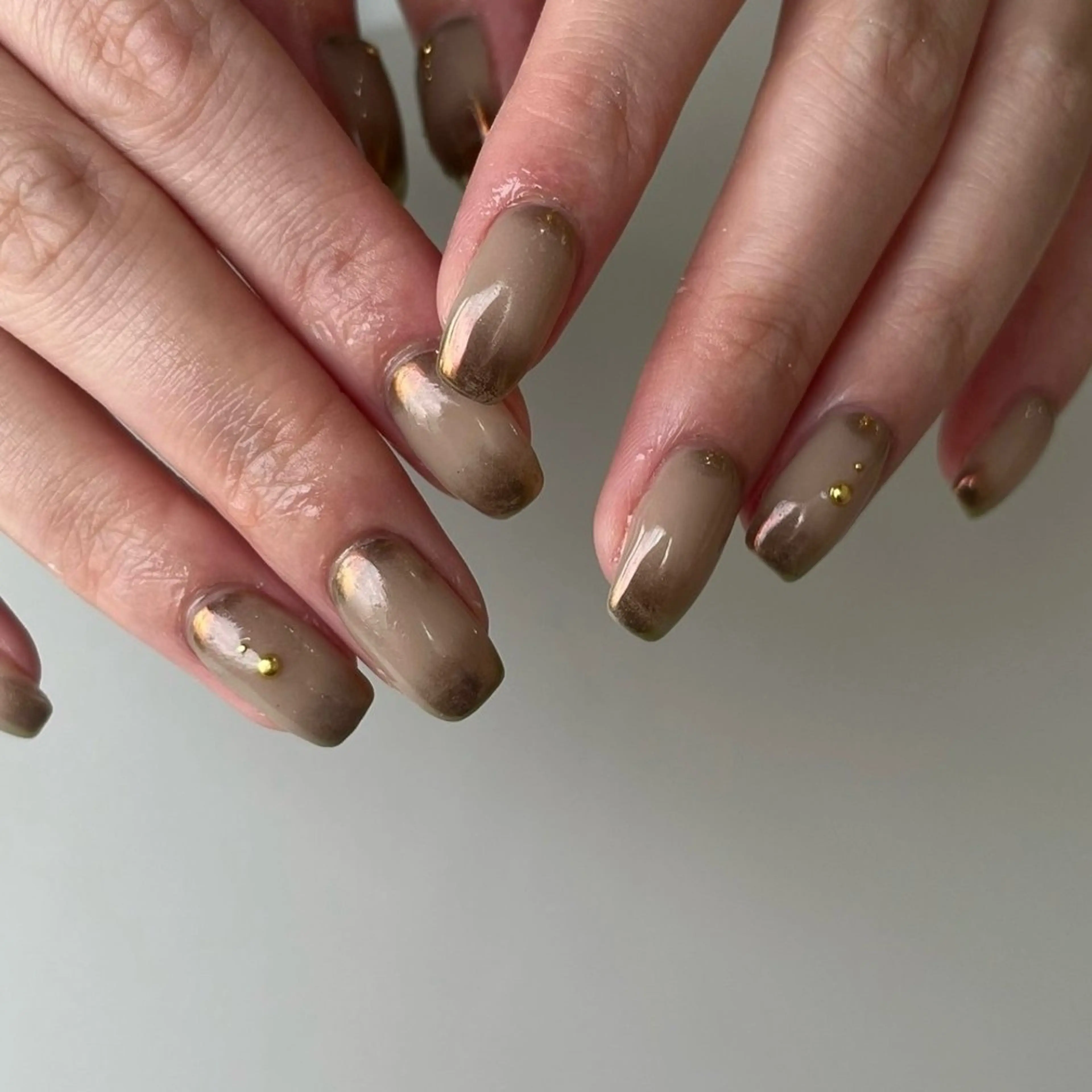ネイル ミラーネイル ハンドネイル nail◯ petitnanoのネイルデザイン