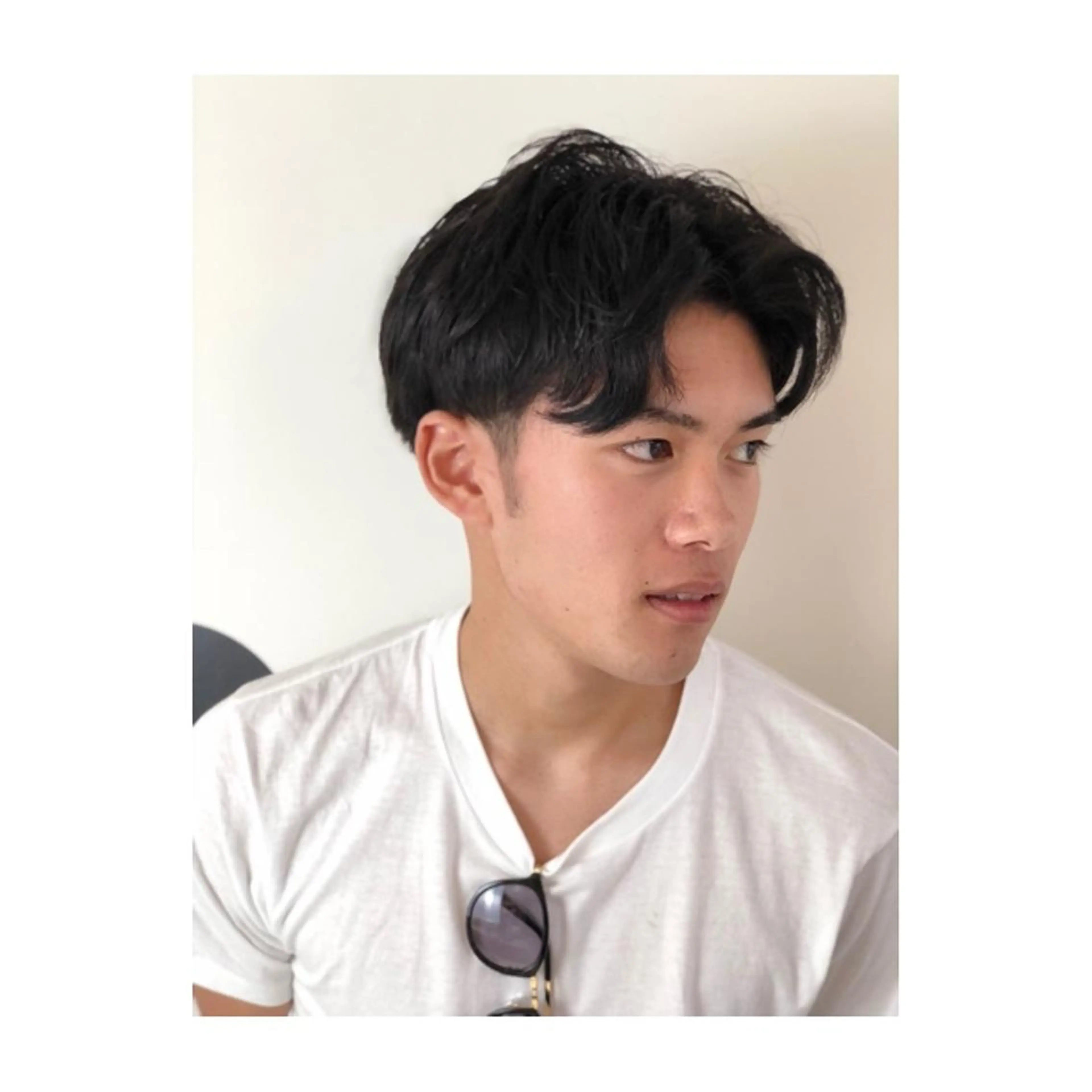 メンズ アップバング ショートが得意✂️ 藤城建太のヘアスタイル