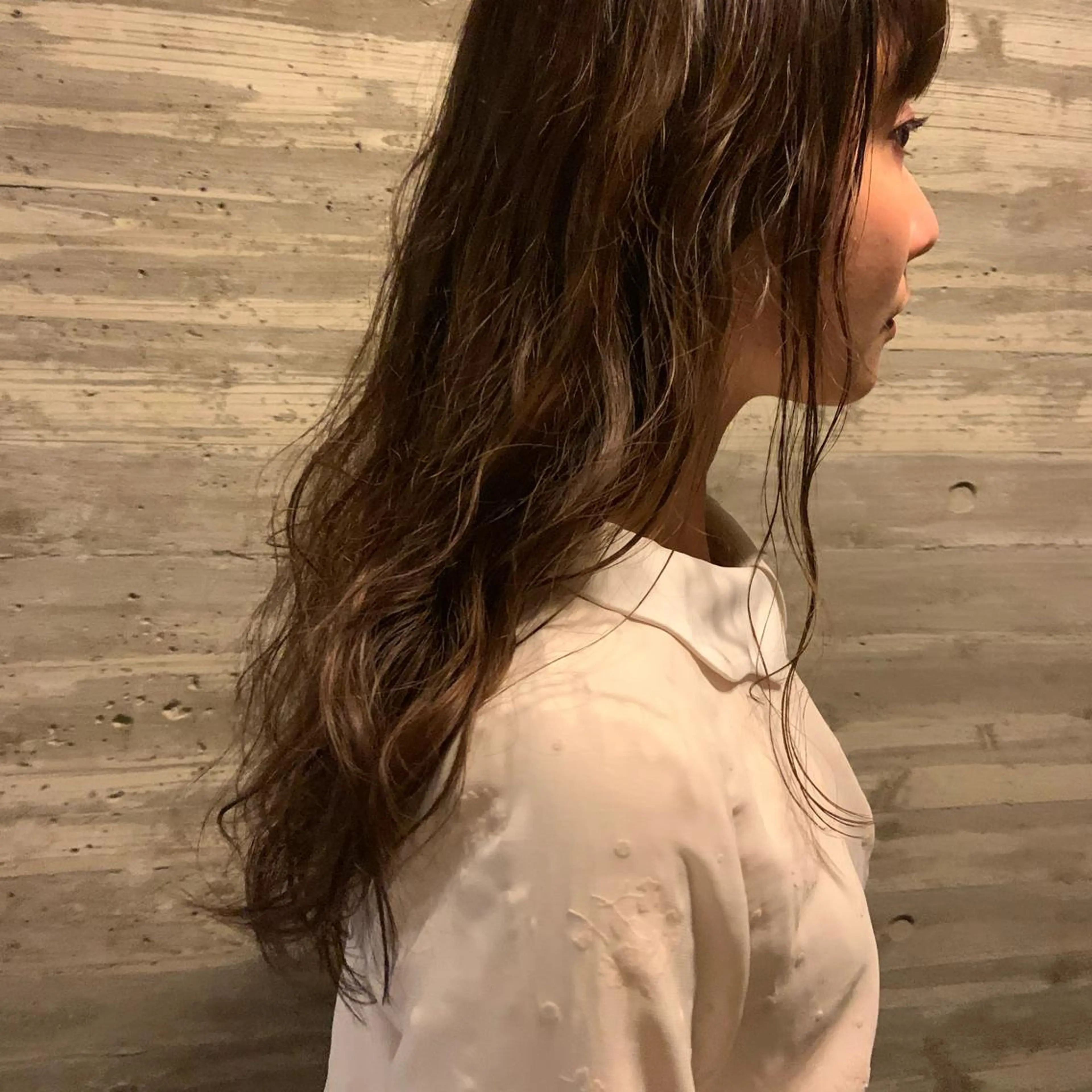 ロング パーマ タンバルモリパーマ 礒井メンキのヘアスタイル