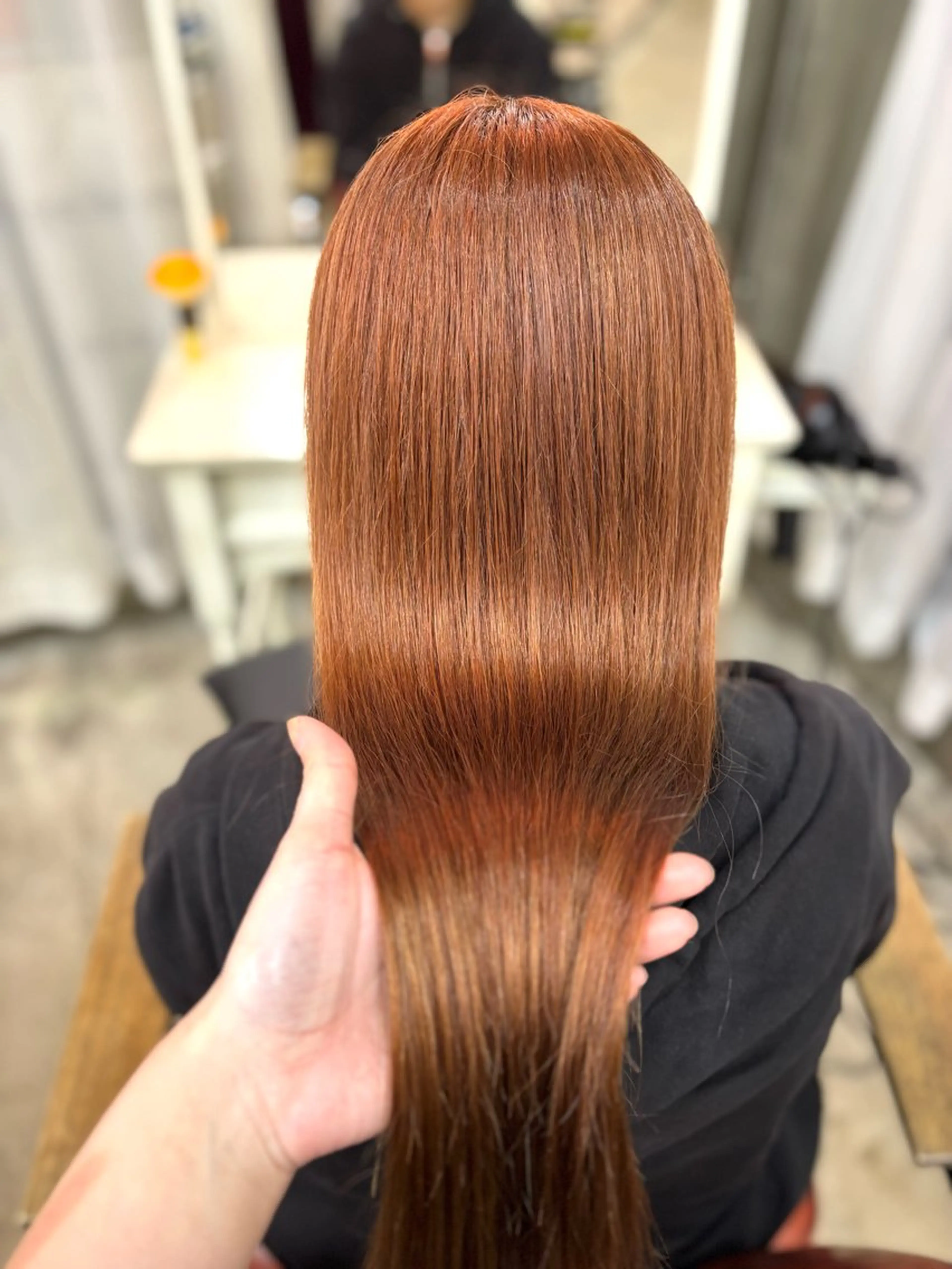 ロング カラー ヘアカラー トリートメント 美容室eTONe仙台駅前所属・艶髪‎カラー🤍 RIKAのヘアスタイル