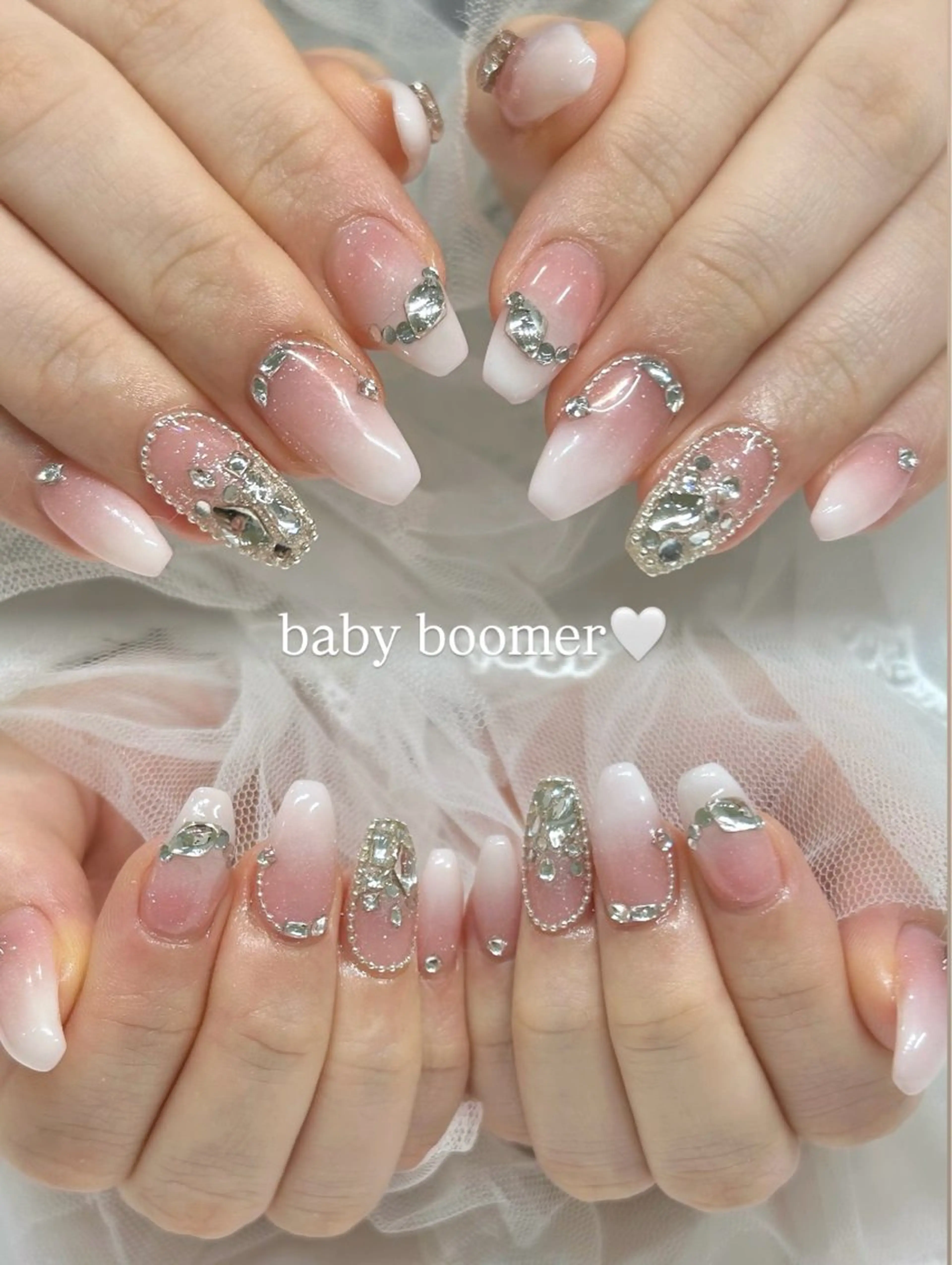 ネイル ジェルネイル グラデーション パラジェル ピンク 春ネイル ハンドネイル 🎀チーク/ちゅるん 🫧chisa🎀のネイルデザイン