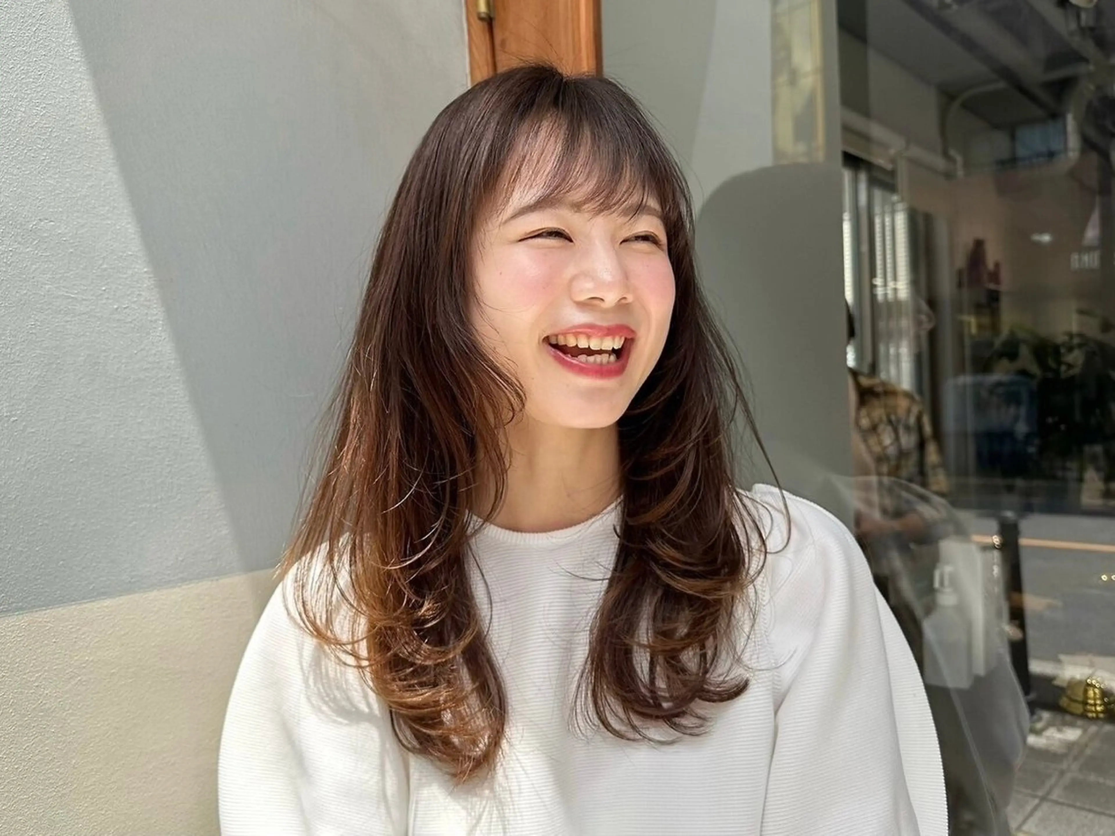 ロング カラー カット ヘアカラー トリートメント ECLART 町田　井口聖也のヘアスタイル