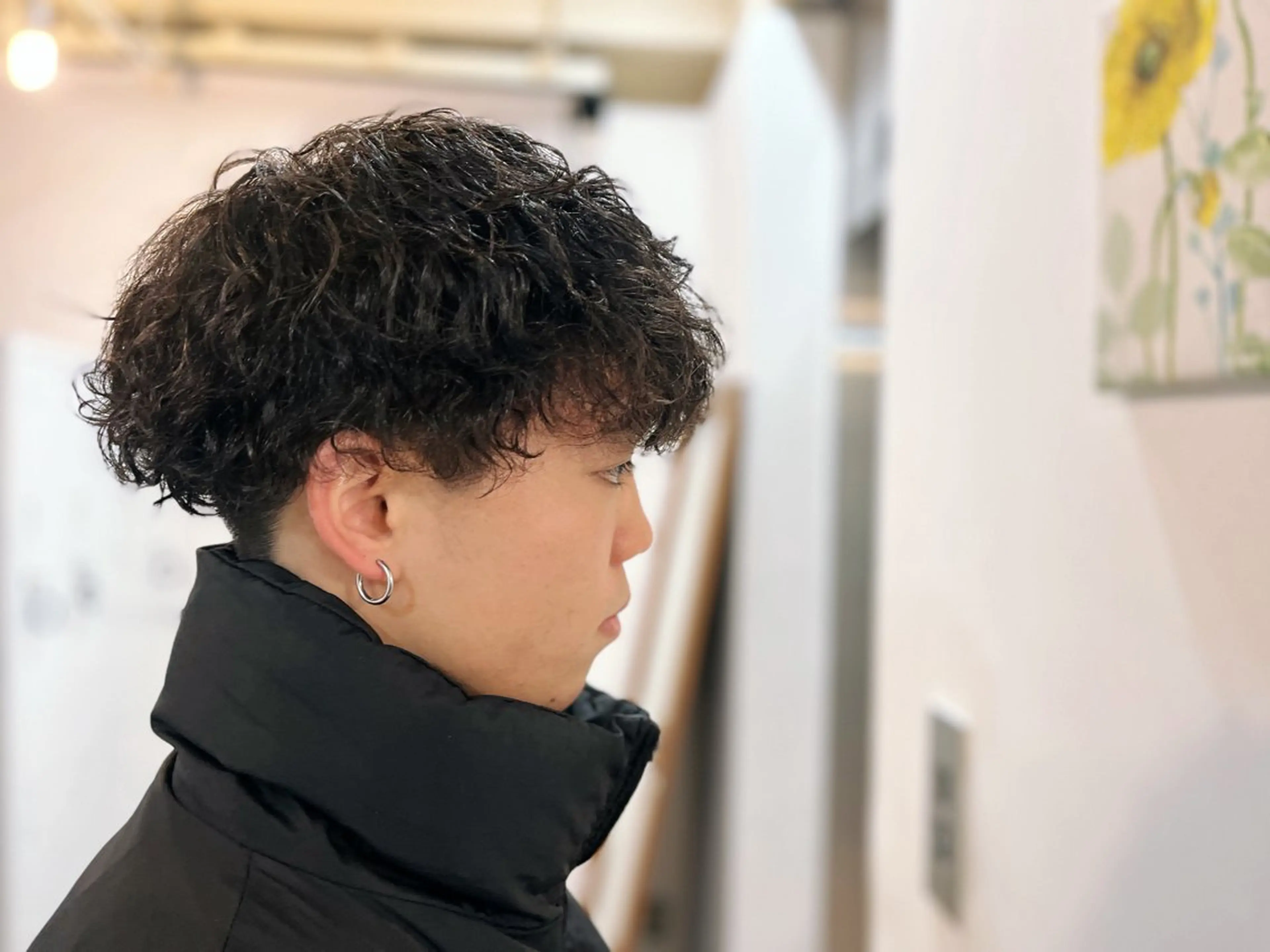 ミディアム カット パーマ ✂️波パーマ⭐️ツイ スパ✂️RYOのヘアスタイル