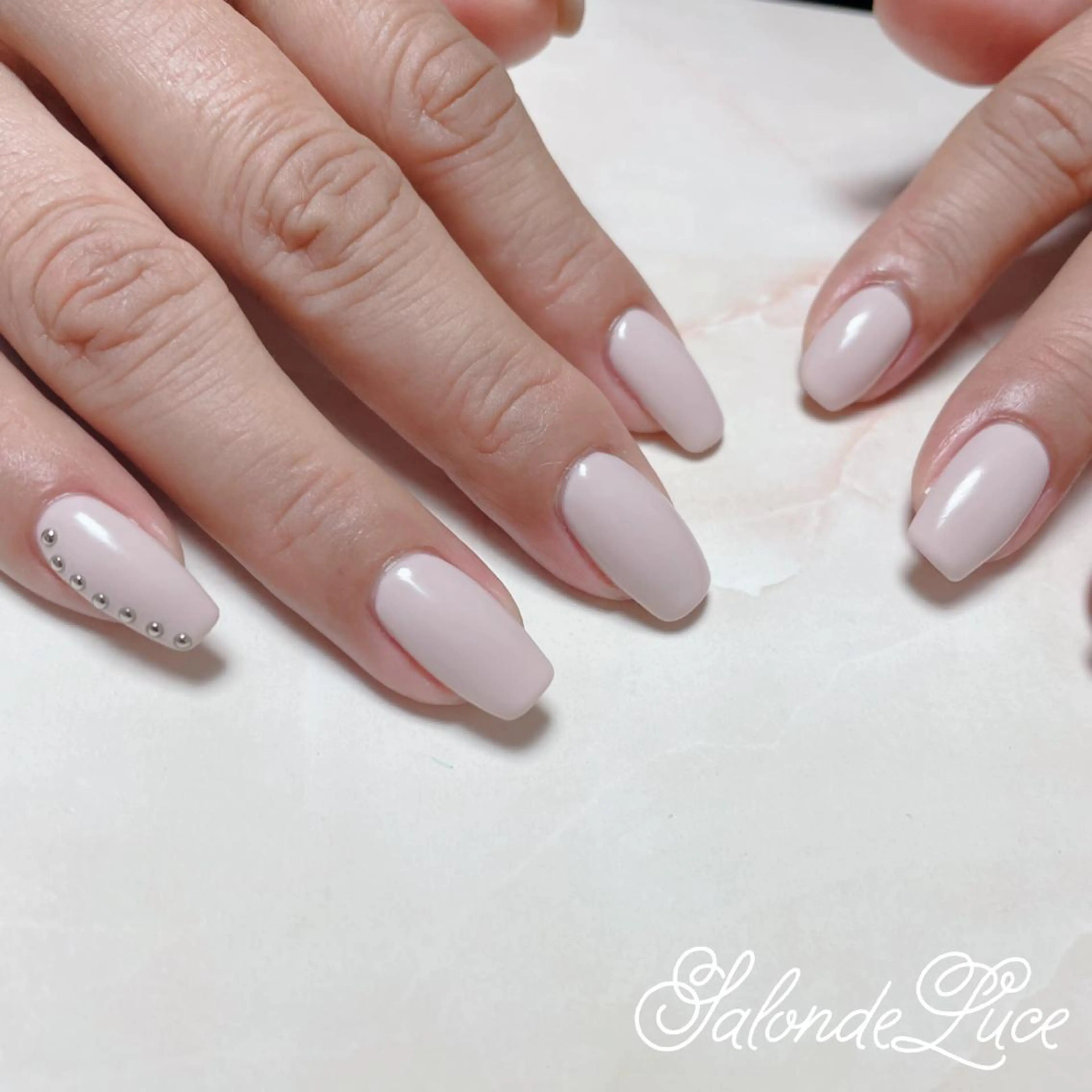 ネイル ワンカラーネイル Salon de Luceのネイルデザイン