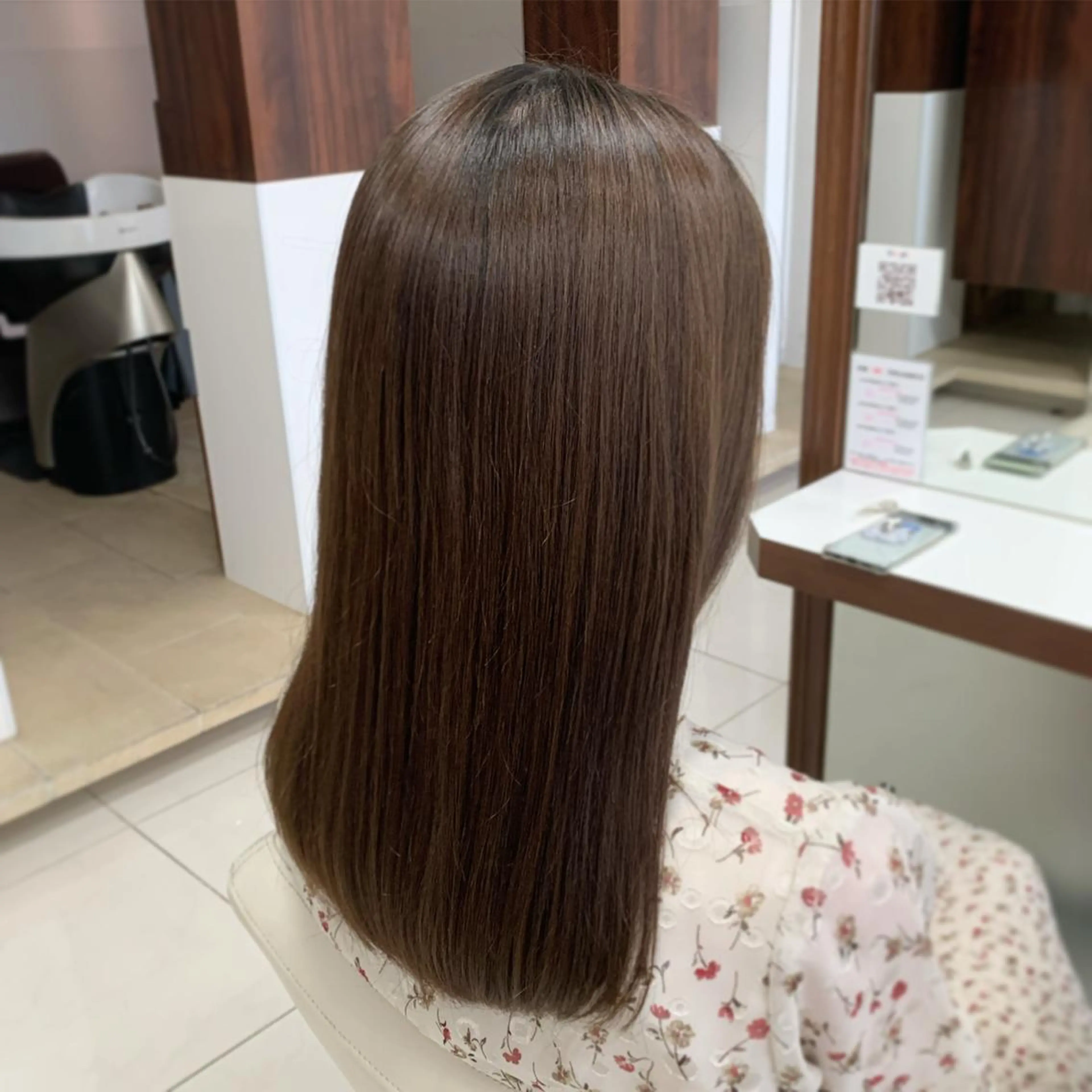 セミロング 髪質改善 縮毛矯正 トリートメント 酸熱トリートメント miiro 長津田 髪質改善　フジムラのヘアスタイル