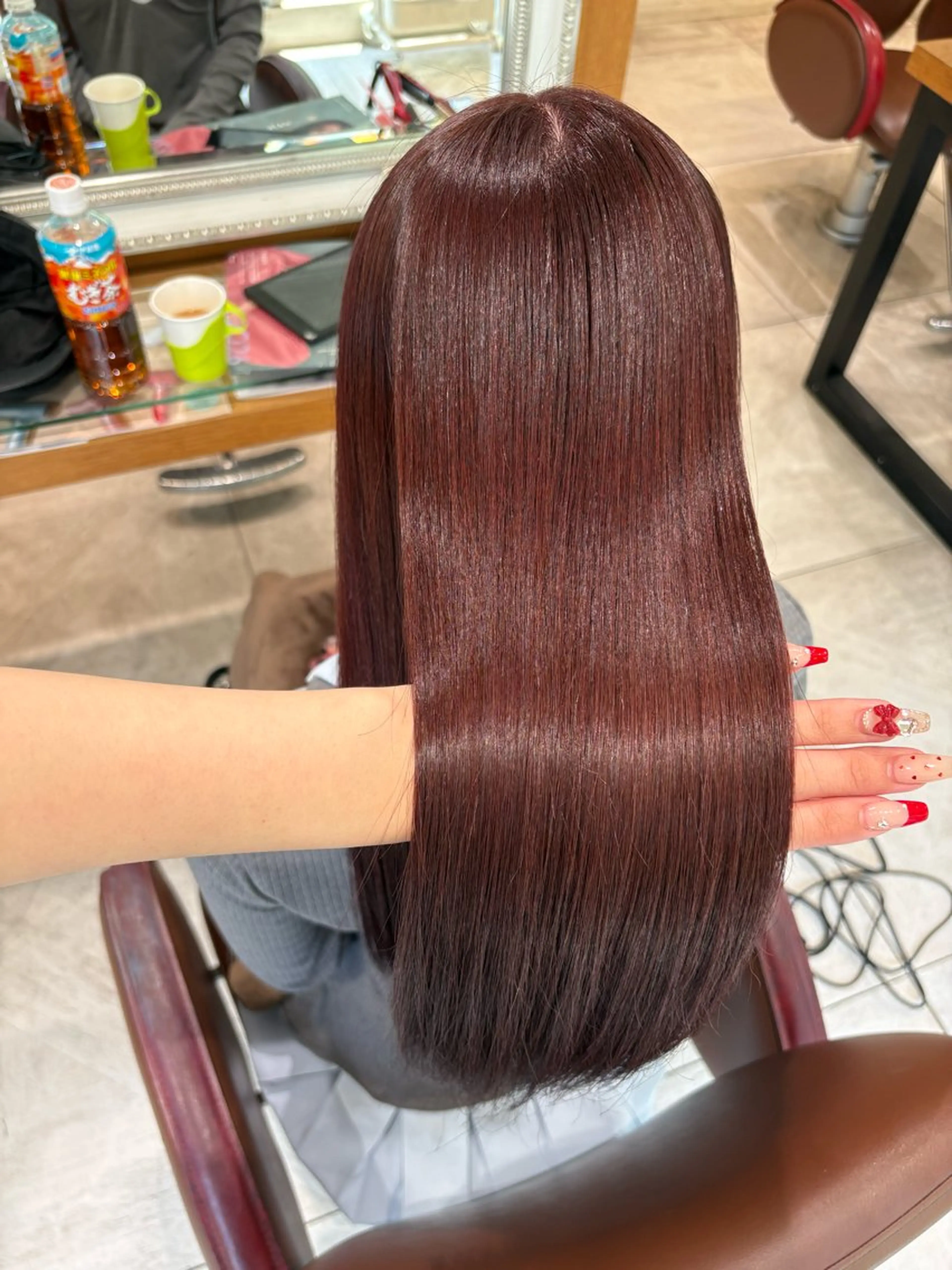 ロング カラー ヘアカラー トリートメント ♡HARUKA ♡のヘアスタイル
