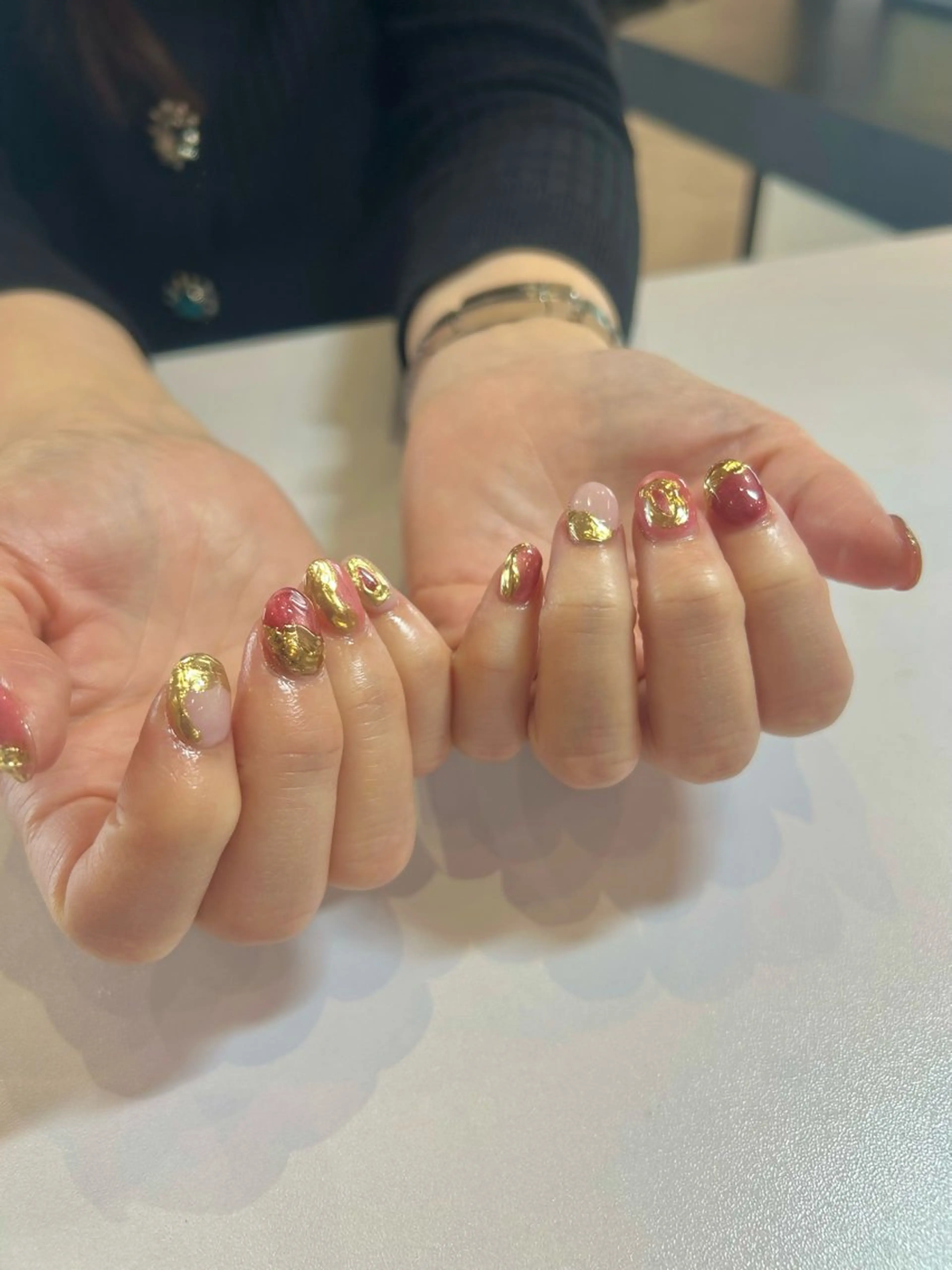 ネイル 阿部 まきほのヘアスタイル