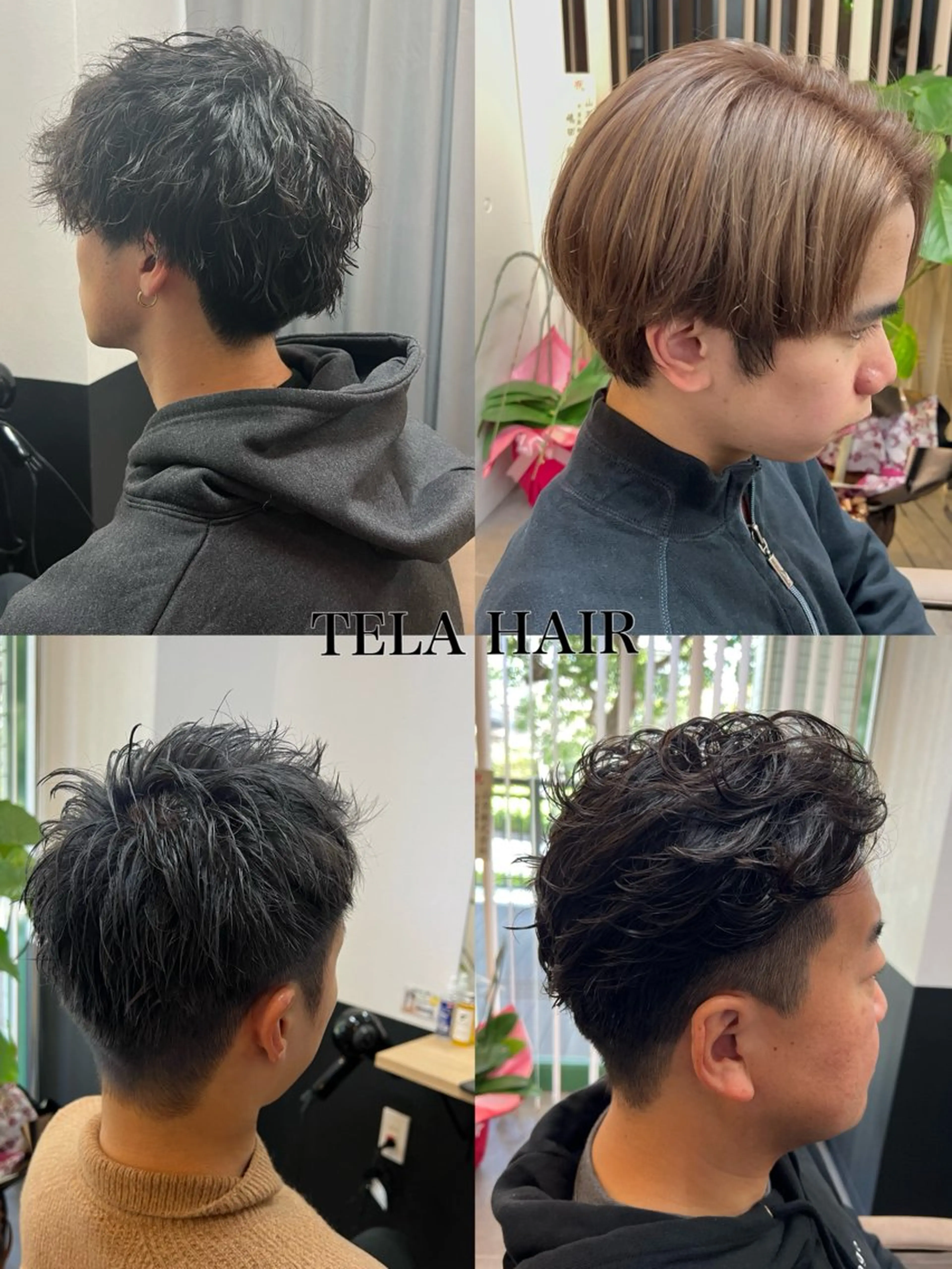 カラー パーマ メンズ TELAHAIRユーカリが丘店所属・TELA HAIR WAKABA🌱のヘアスタイル