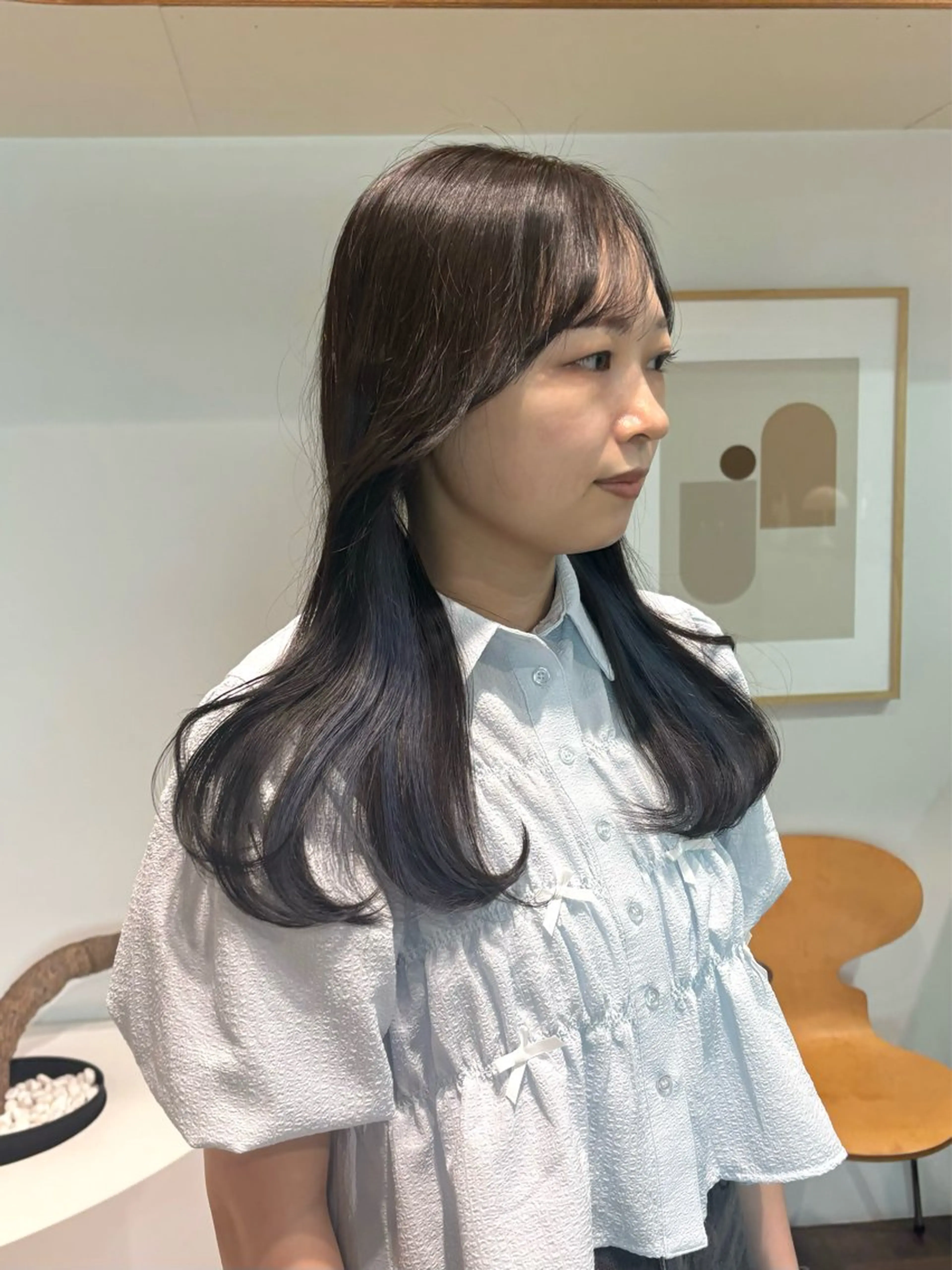 ロング ヘアカラー トリートメント 韓国レイヤー/ヘア カラー🎀ayamiのヘアスタイル