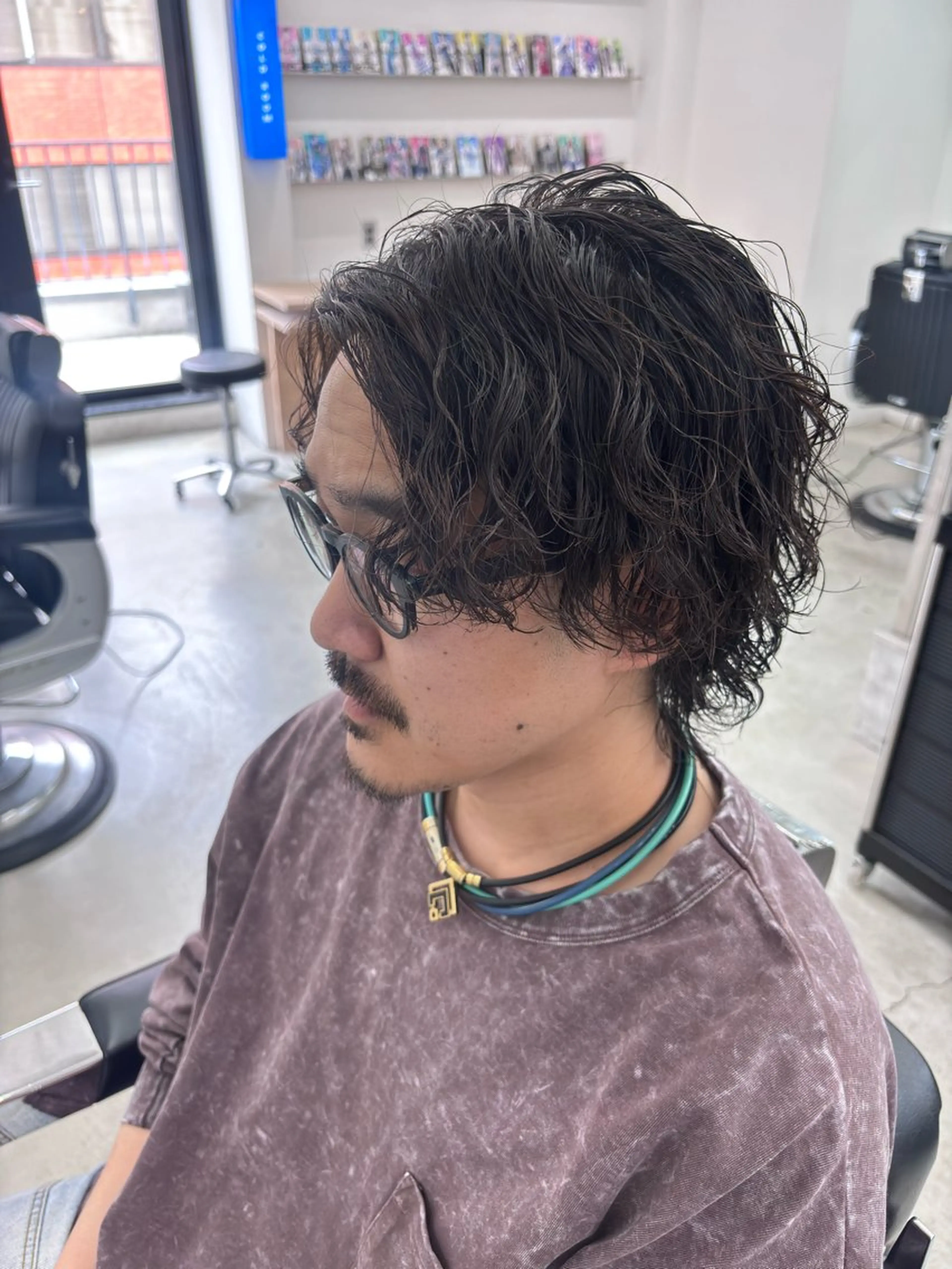 パーマ メンズ パーマ 🔥波巻き/ツイスパ 特化🔥メンズパーマのヘアスタイル