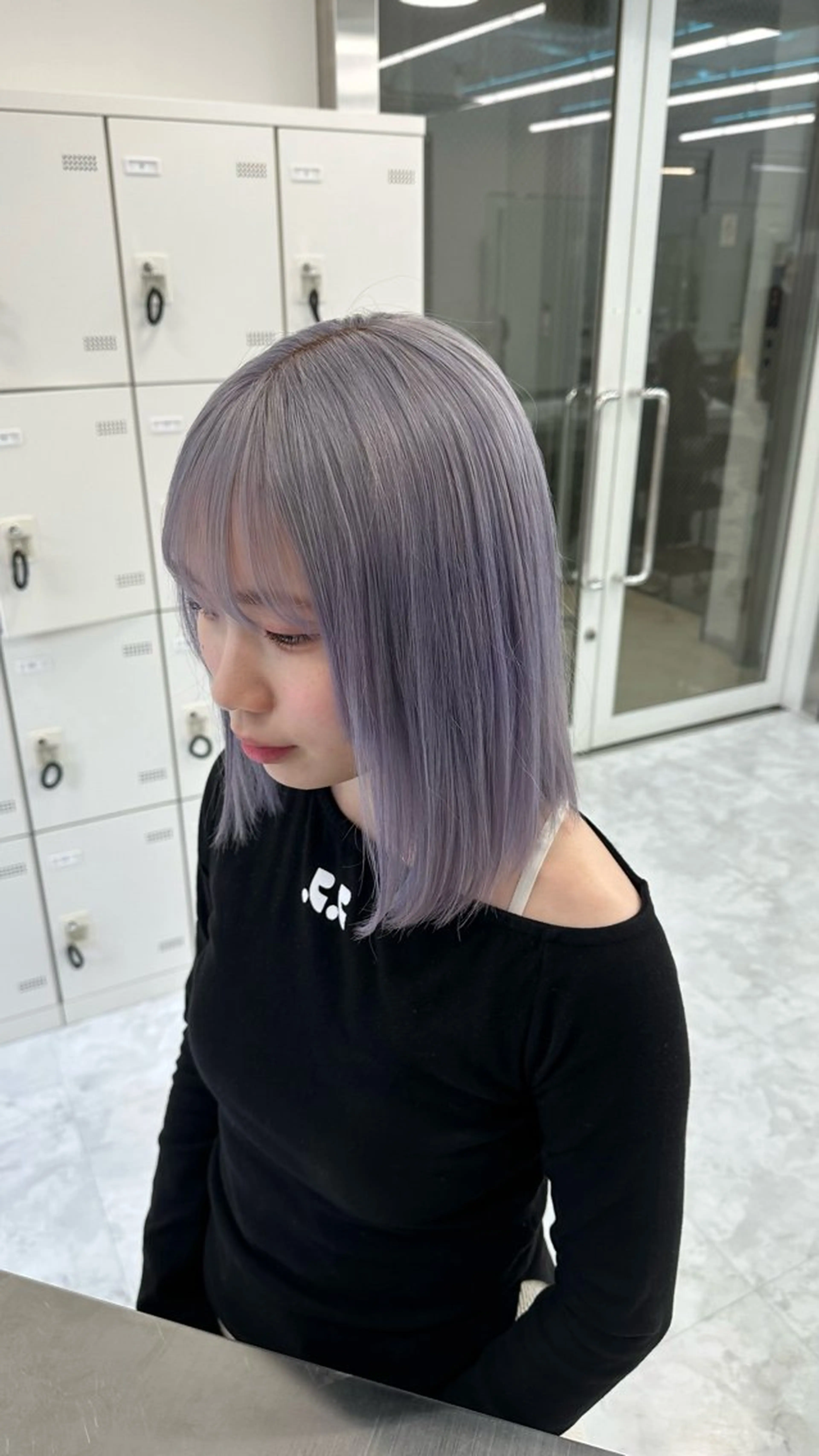 ミディアム カラー レイヤーダブルカラー KYONのヘアスタイル