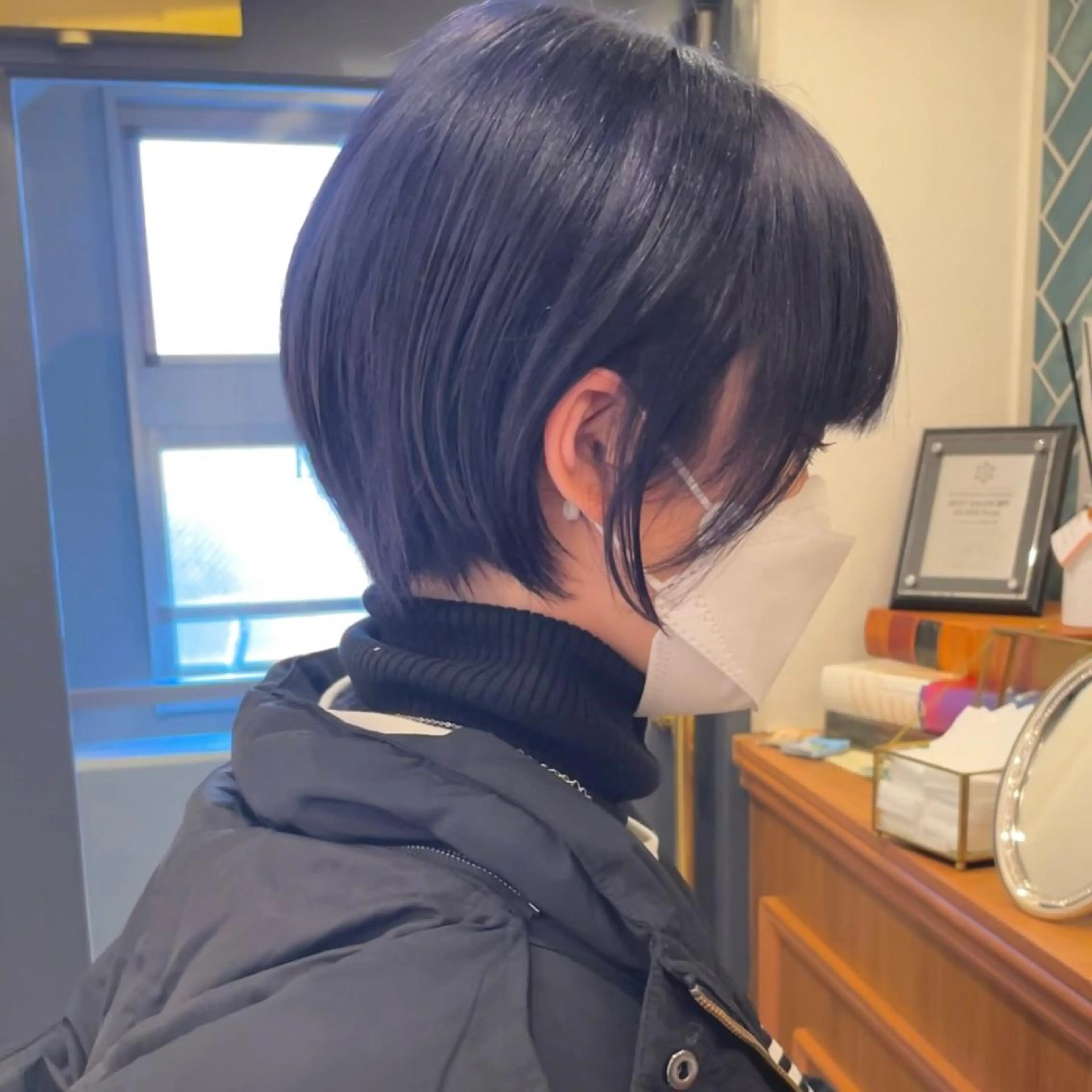 ショート カラー パープルカラー ショートヘア レイヤー/ブリーチ ♥️【木坂 桃歌】のヘアスタイル