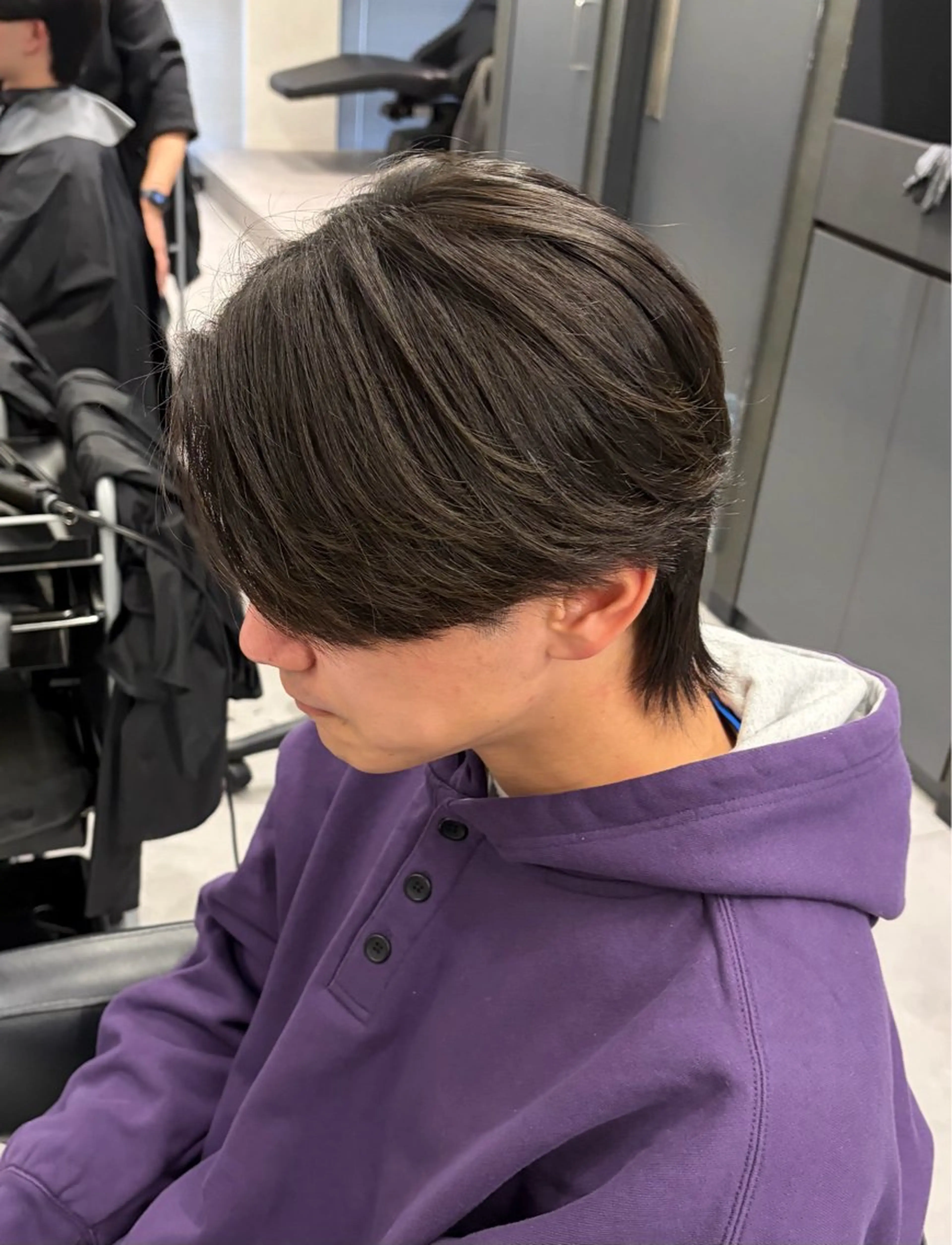 メンズ カット 波巻きパーマ /メンズ専門/そらのヘアスタイル