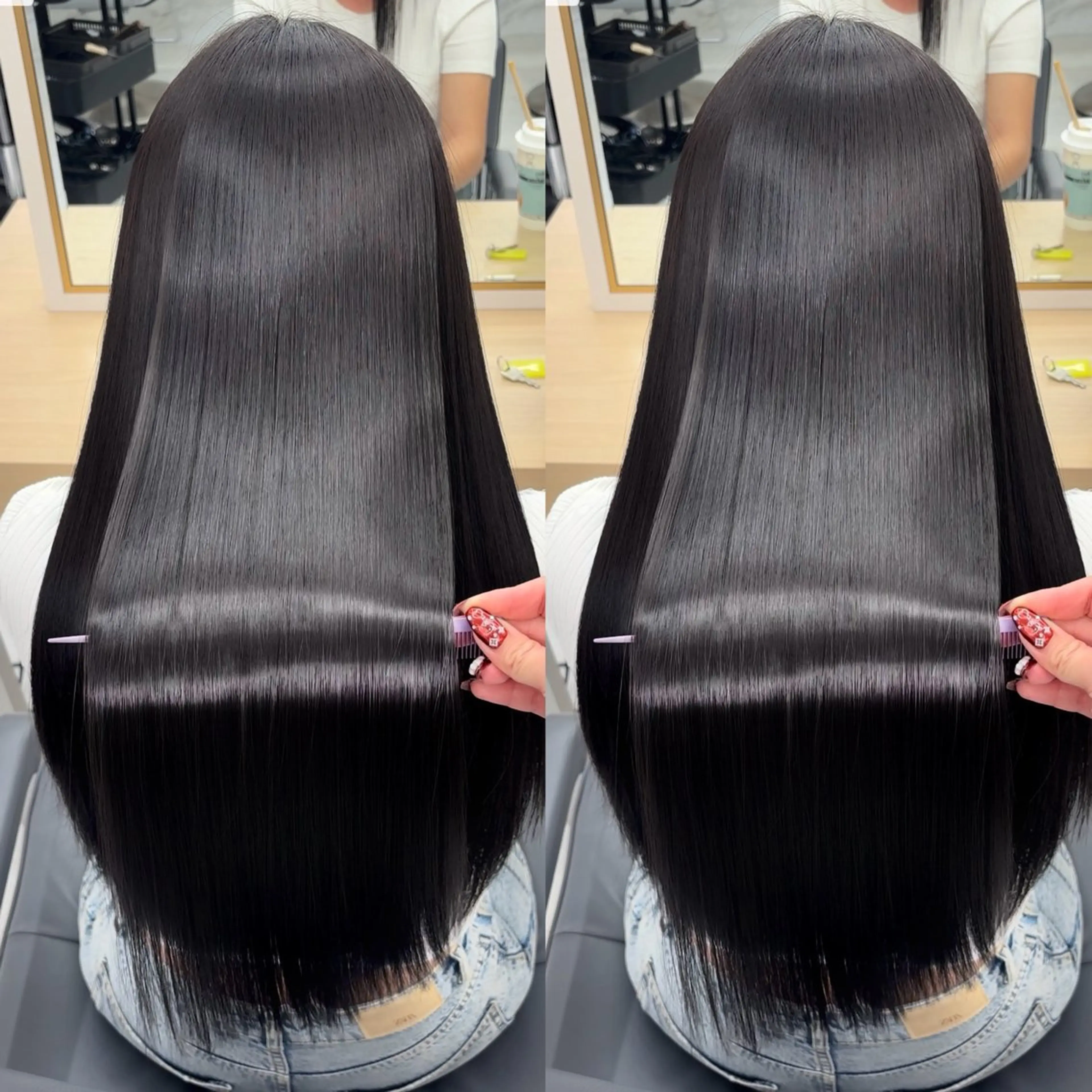 ロング カット トリートメント 韓国風/髪質改善/ Kiyoraのヘアスタイル