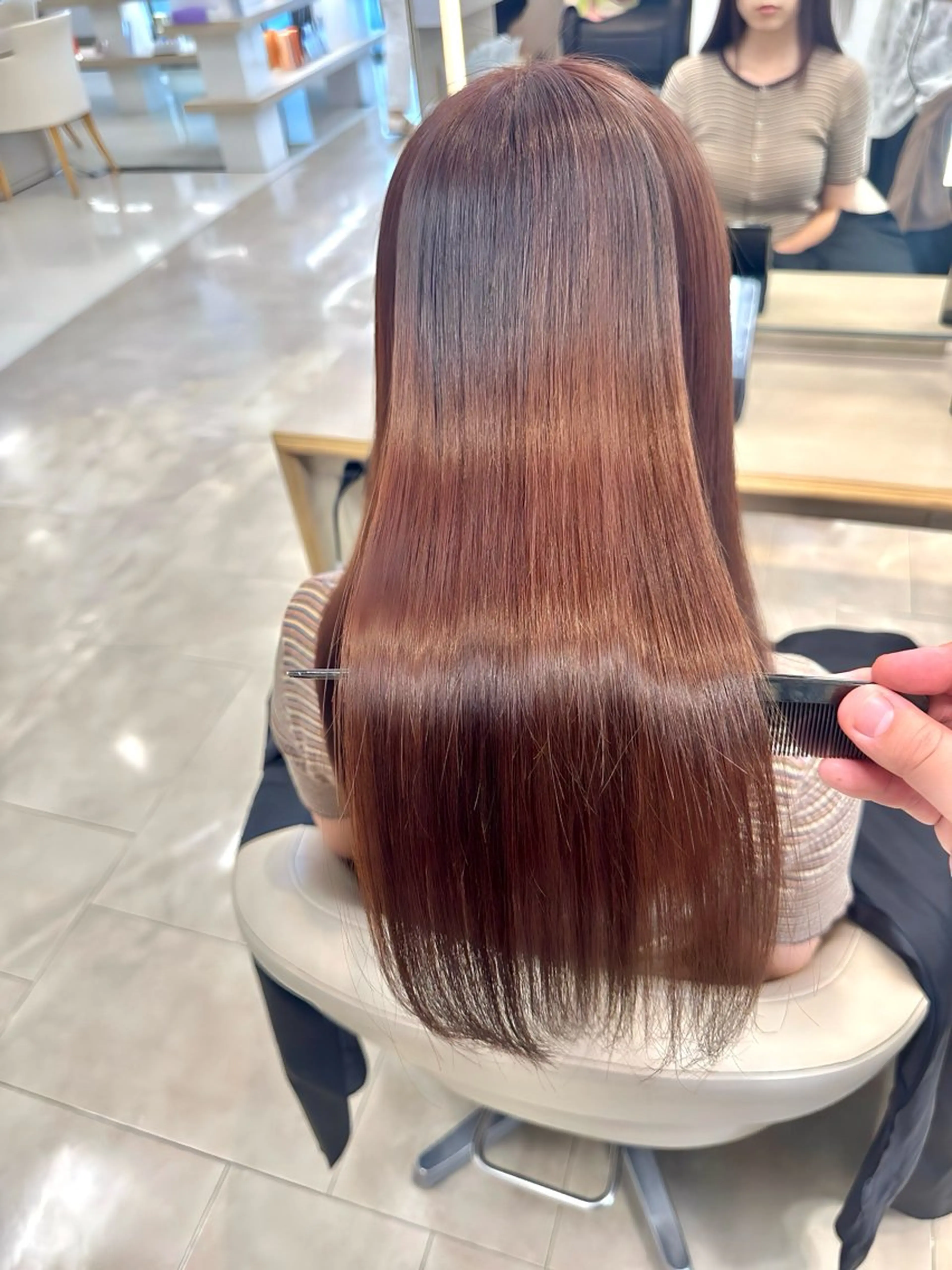 ロング 髪質改善・縮毛矯正 年間1500名担当♪のヘアスタイル
