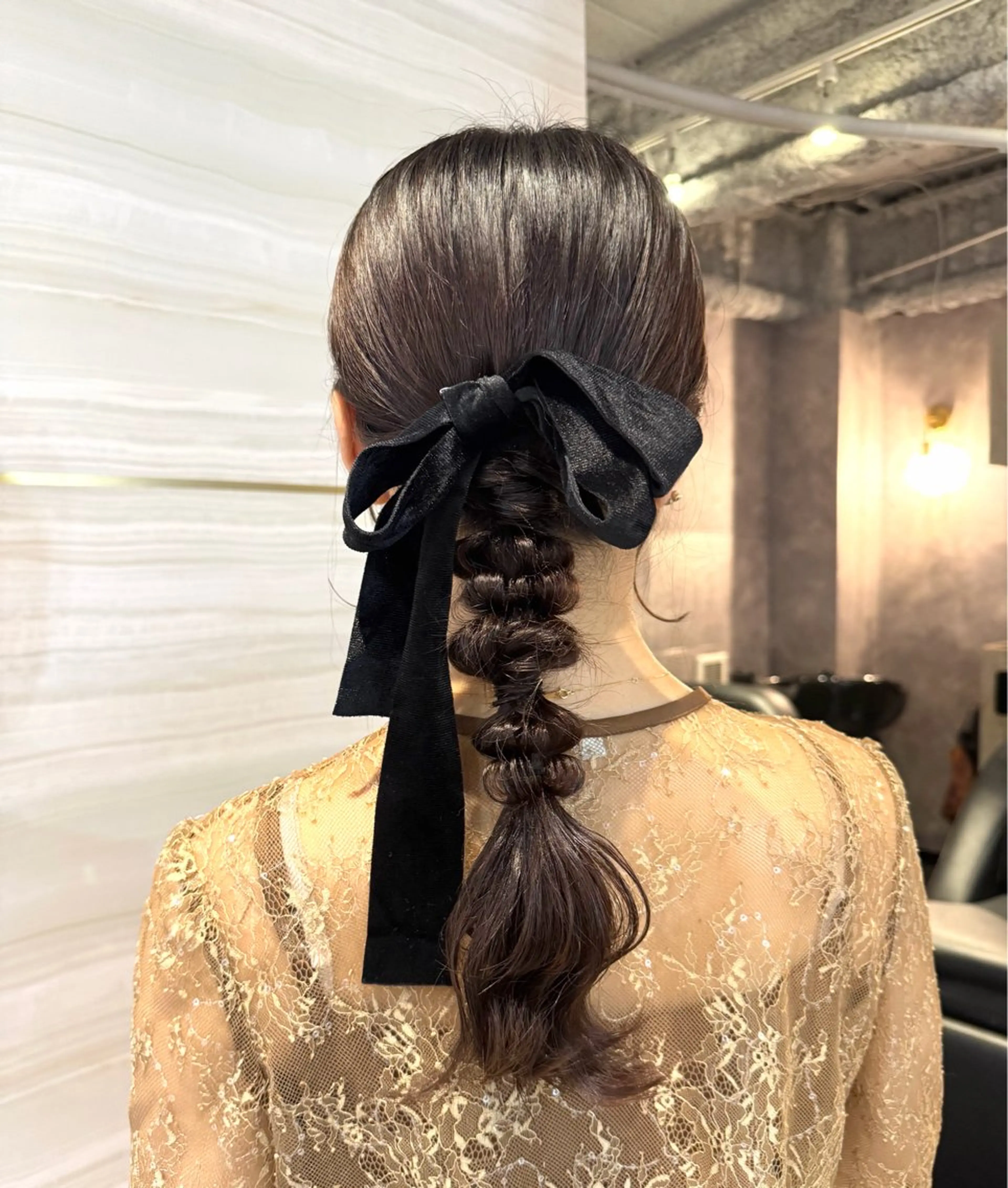 ロング ヘアアレンジ ヘアセット 🩶鈴木茉奈🩶艶髪 /透明感/暖色カラーのヘアスタイル