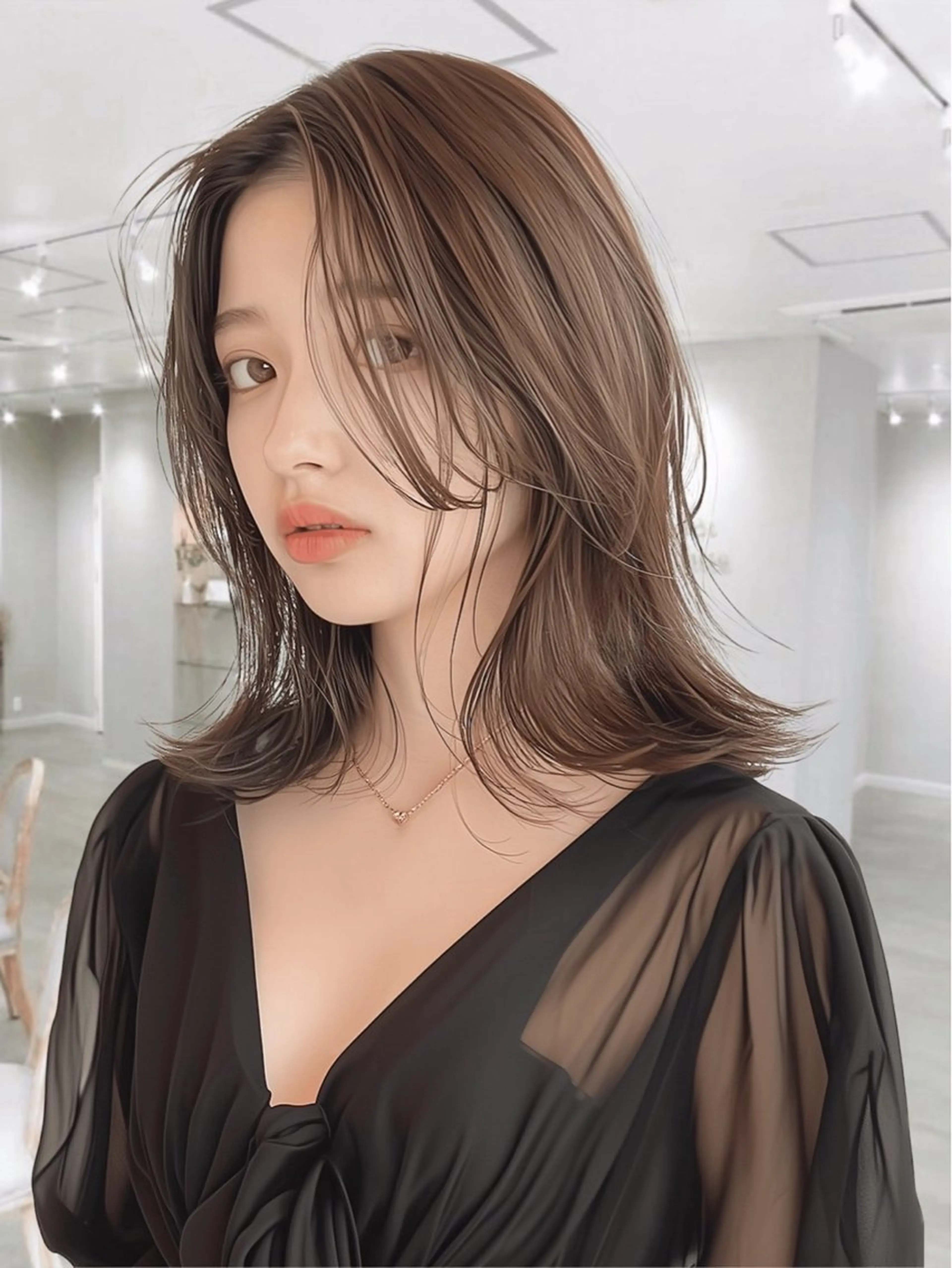 ミディアム color coutureのヘアスタイル