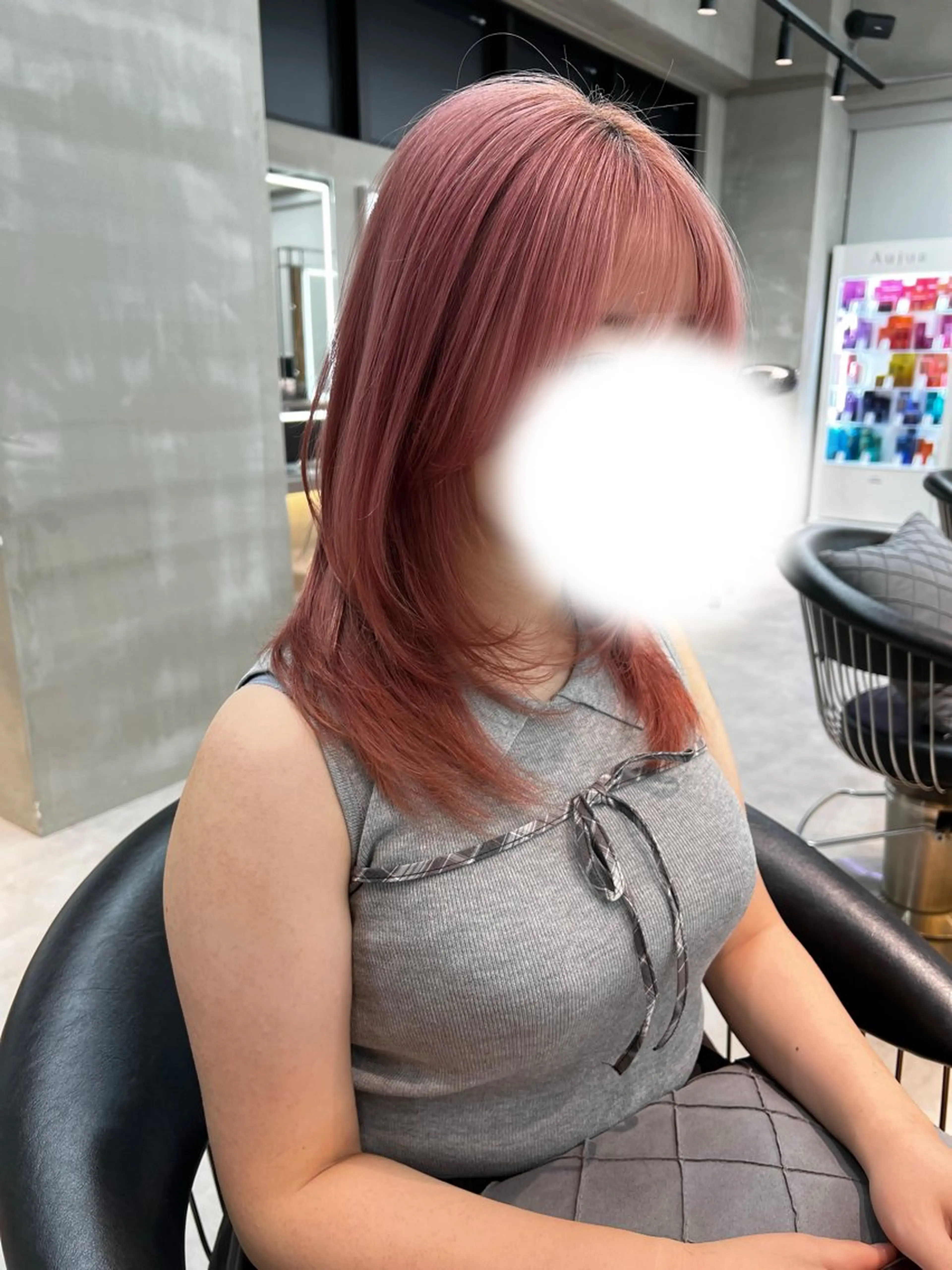 ミディアム レイヤーカット 似合わせカラー× ウルフカット/ホマレのヘアスタイル