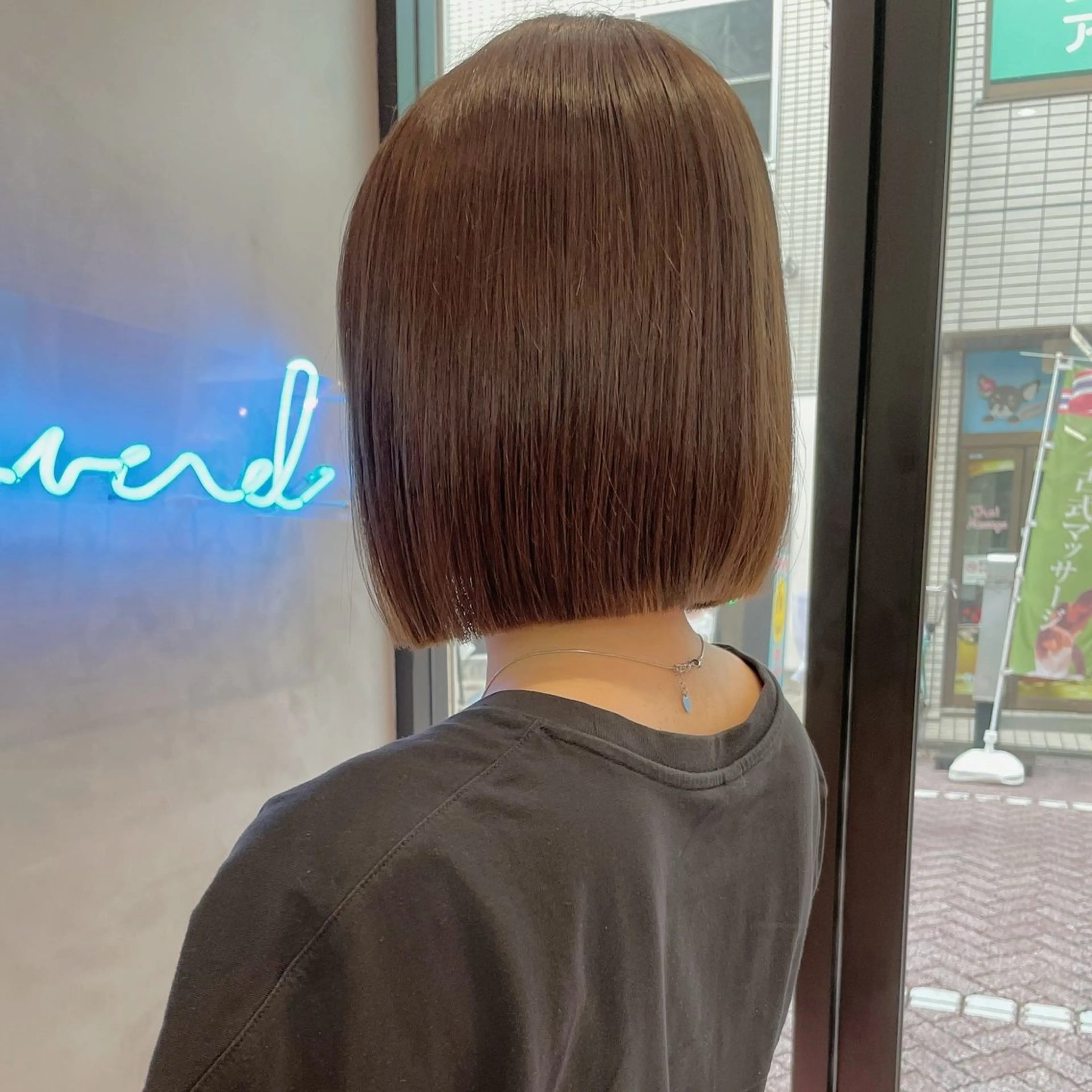 ショート Misaki /ボブ/縮毛矯正のヘアスタイル