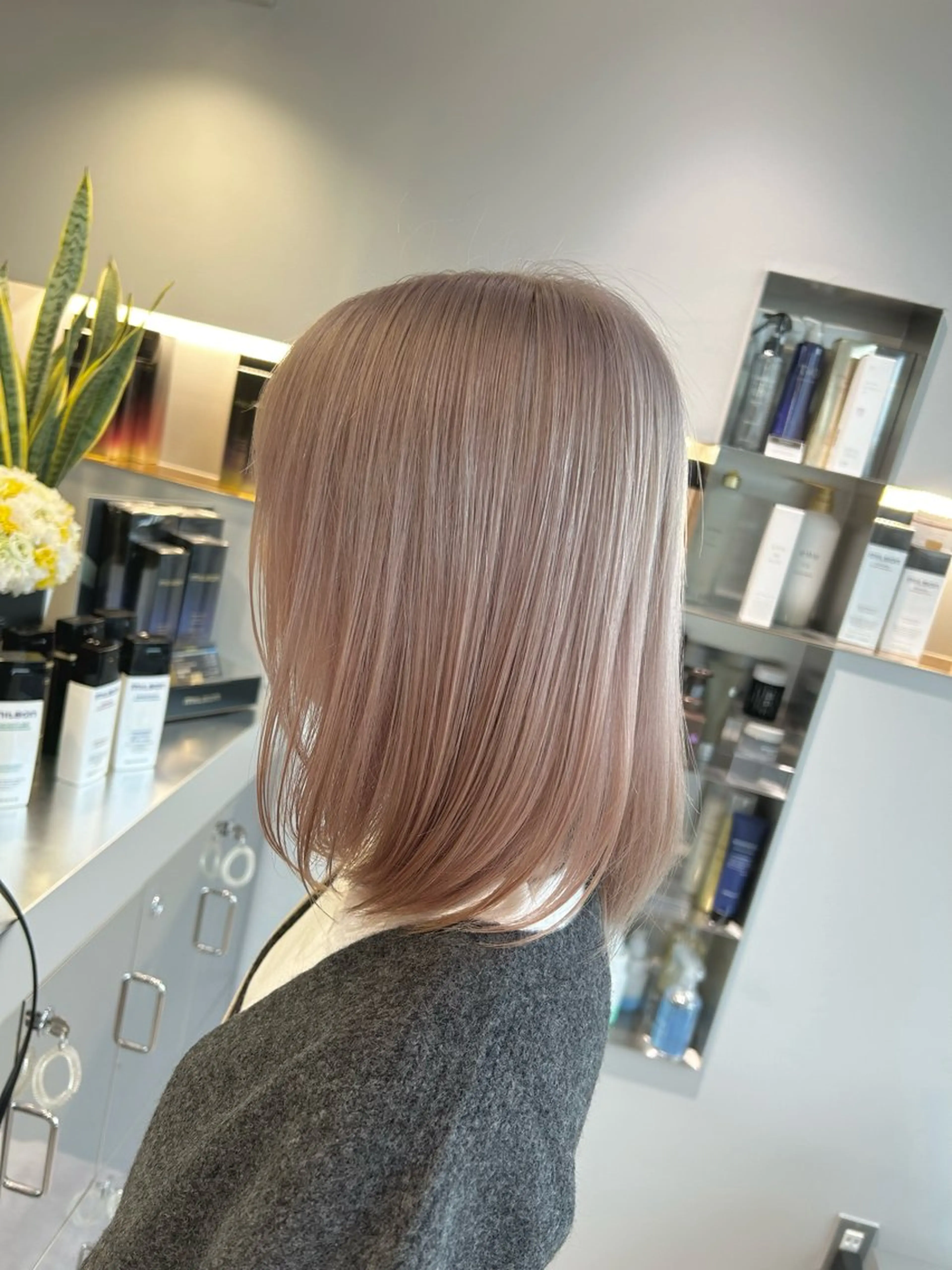ミディアム 小柳 駿のヘアスタイル