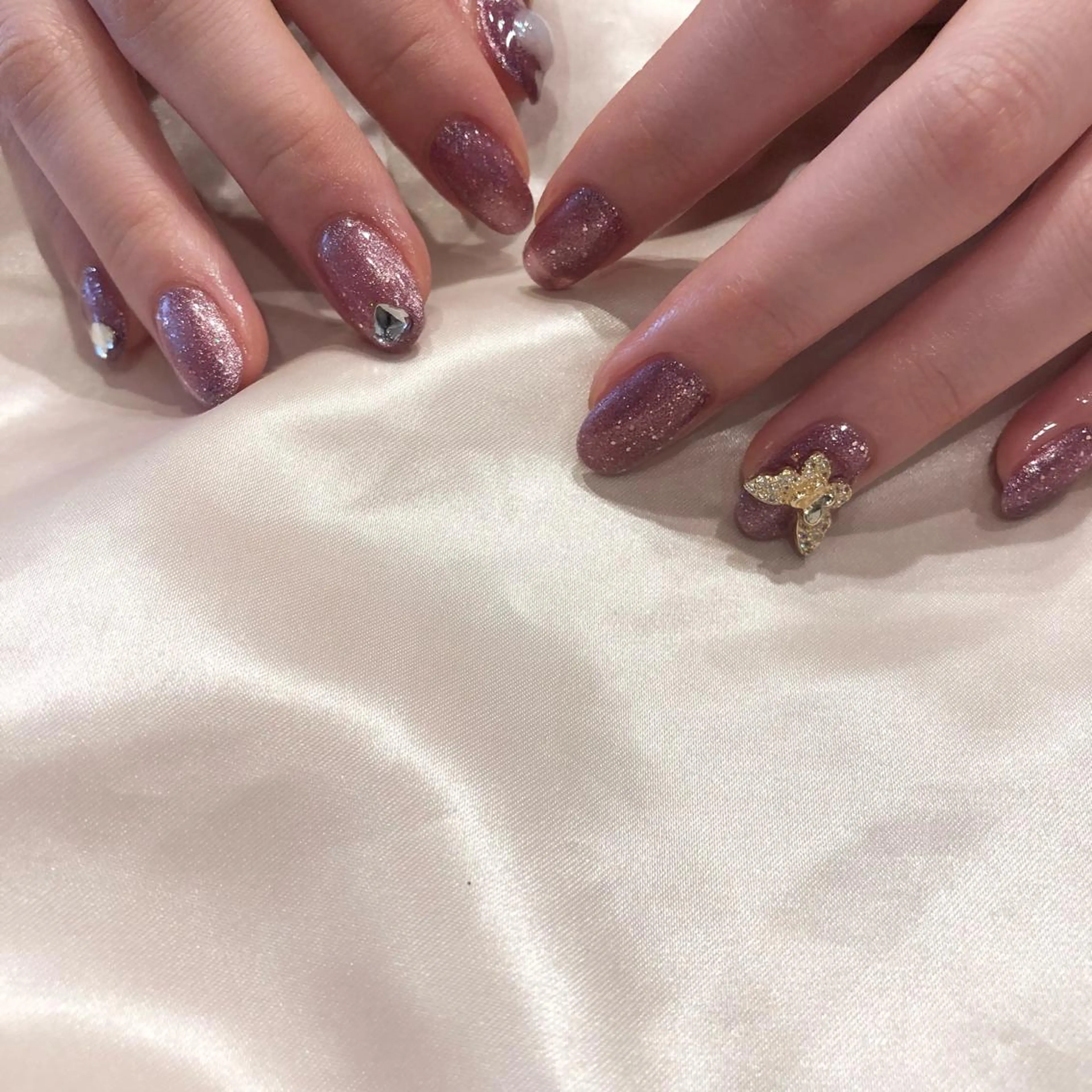 ネイル ハンドネイル パラあり！フィルイン 美フォルムのネイルデザイン