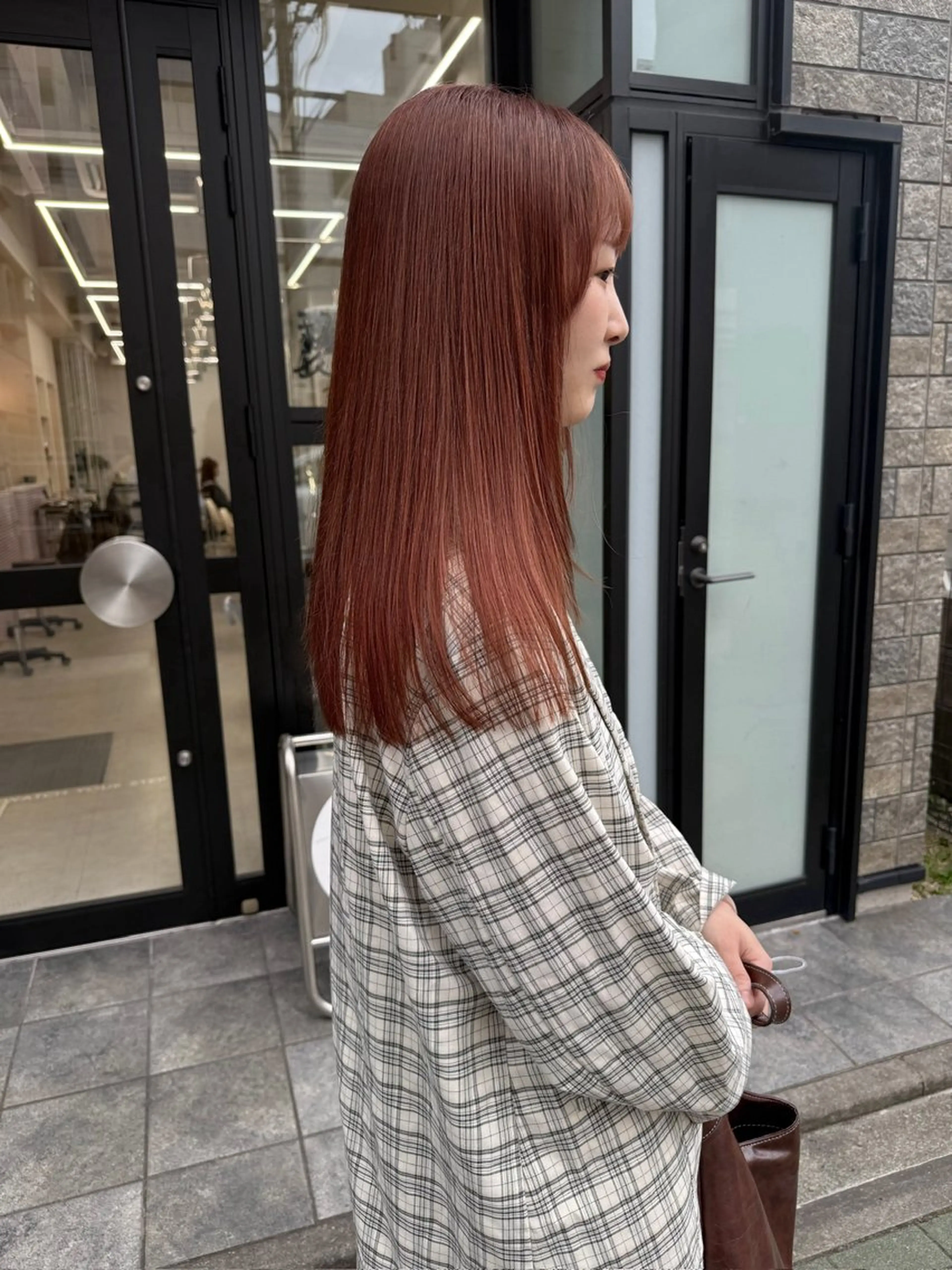 ロング ヘアカラー トリートメント ボブカットモデル/パ ーマ/harunaのヘアスタイル