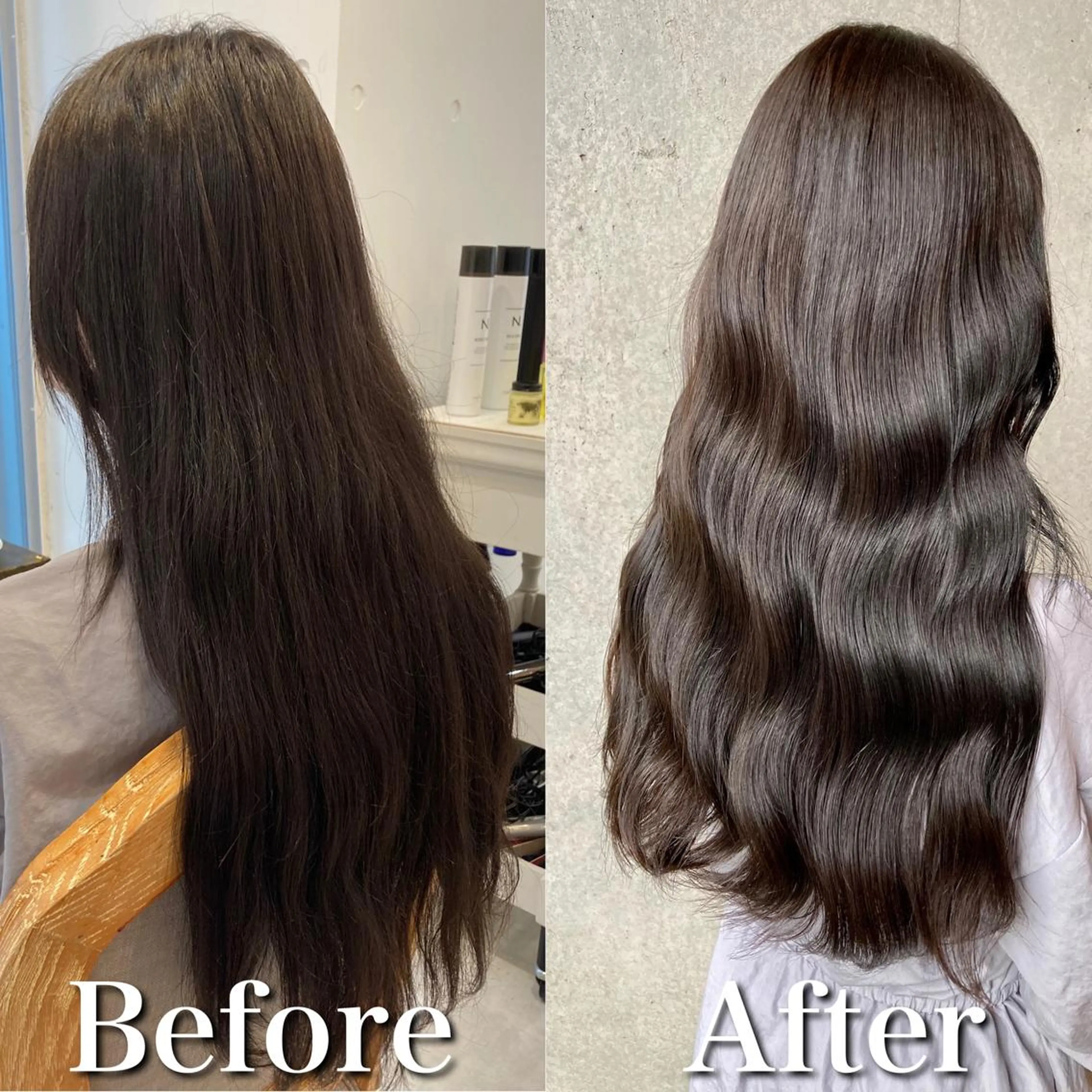 セミロング カラー ボブ& 髪質改善FUMIYAのヘアスタイル