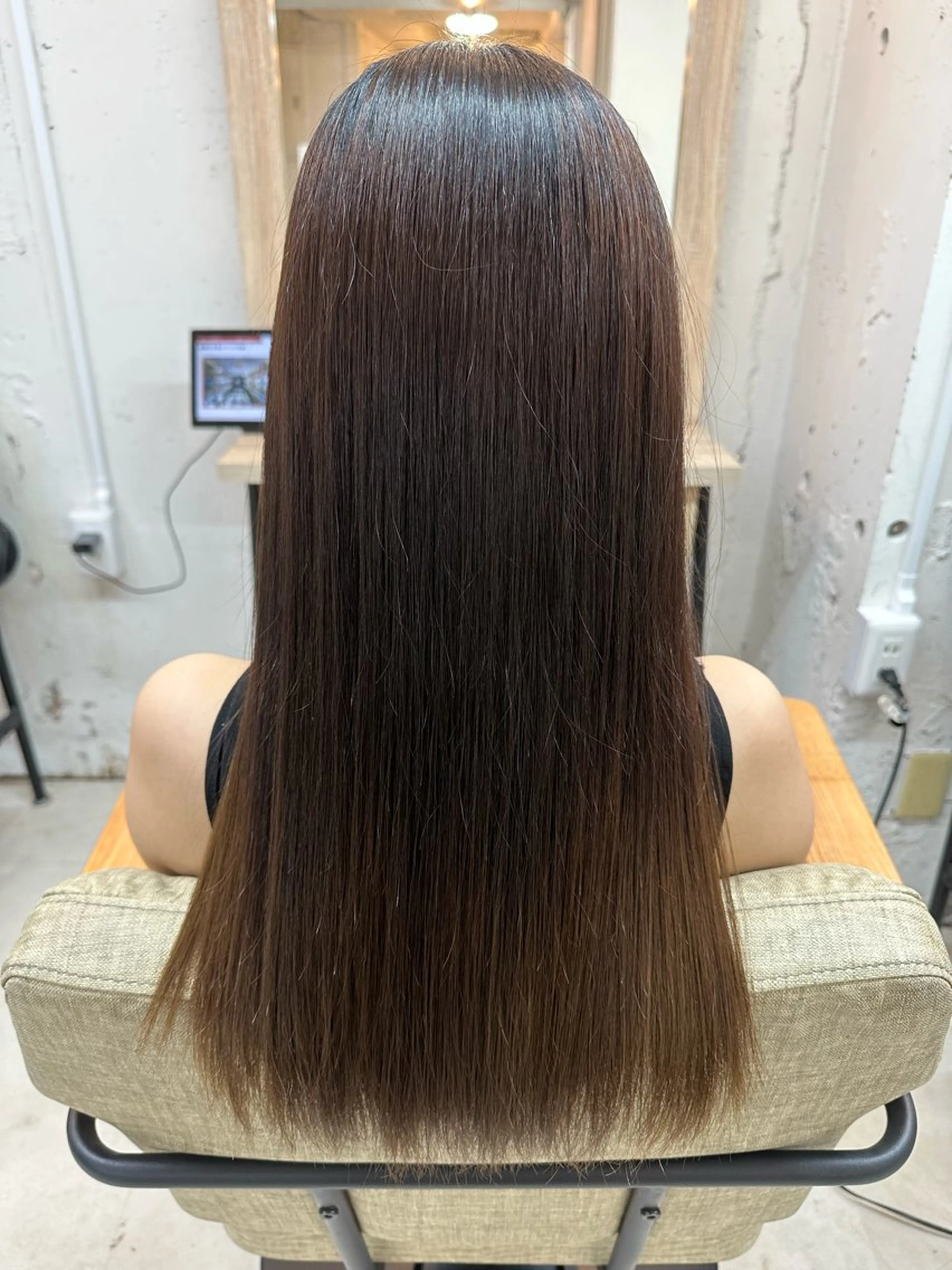 ロング 縮毛矯正 masaya🏁渋谷 カラーモデル募集のヘアスタイル