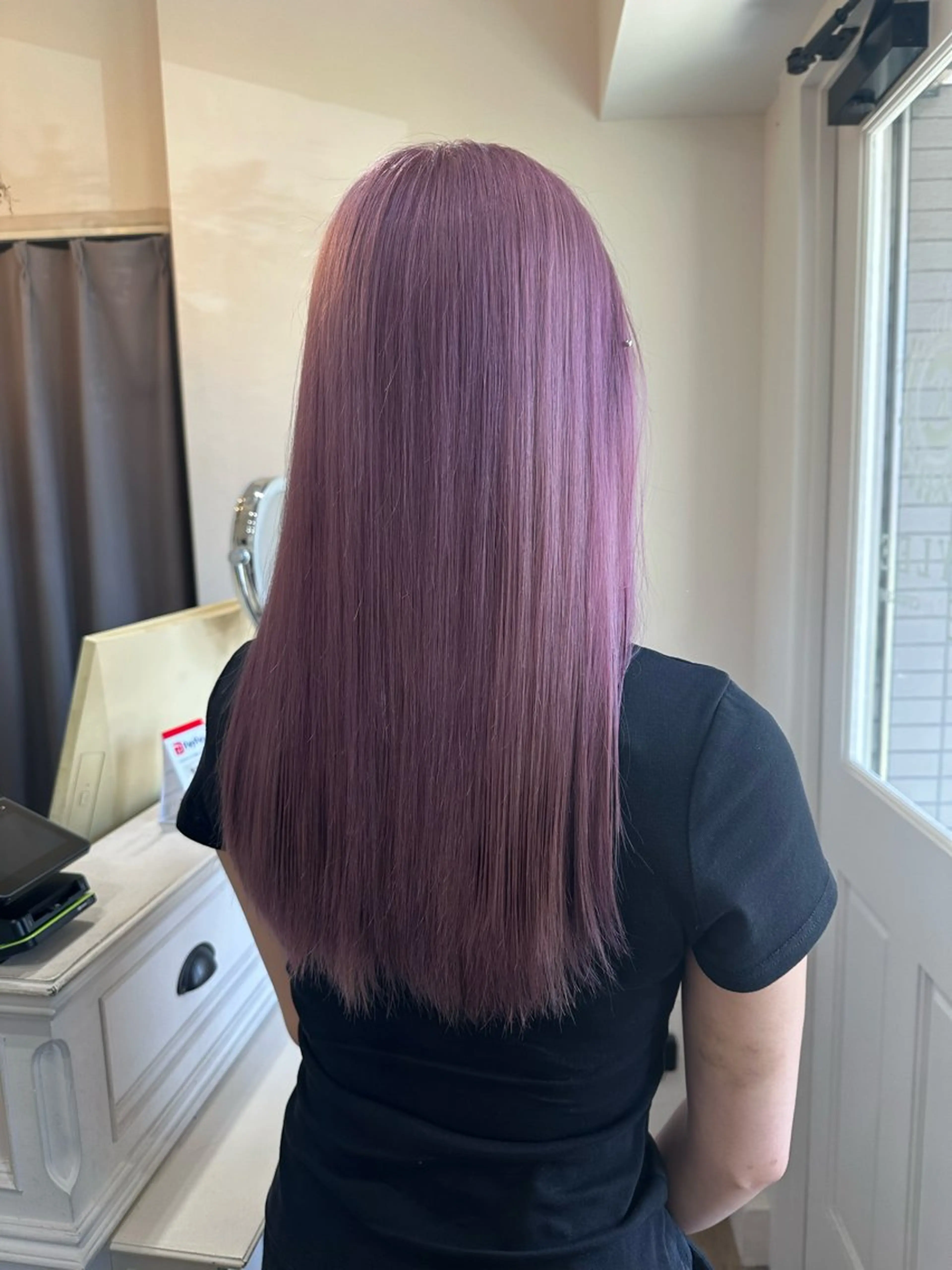 ロング カラー 梅田/寒色カラー/ まほのヘアスタイル
