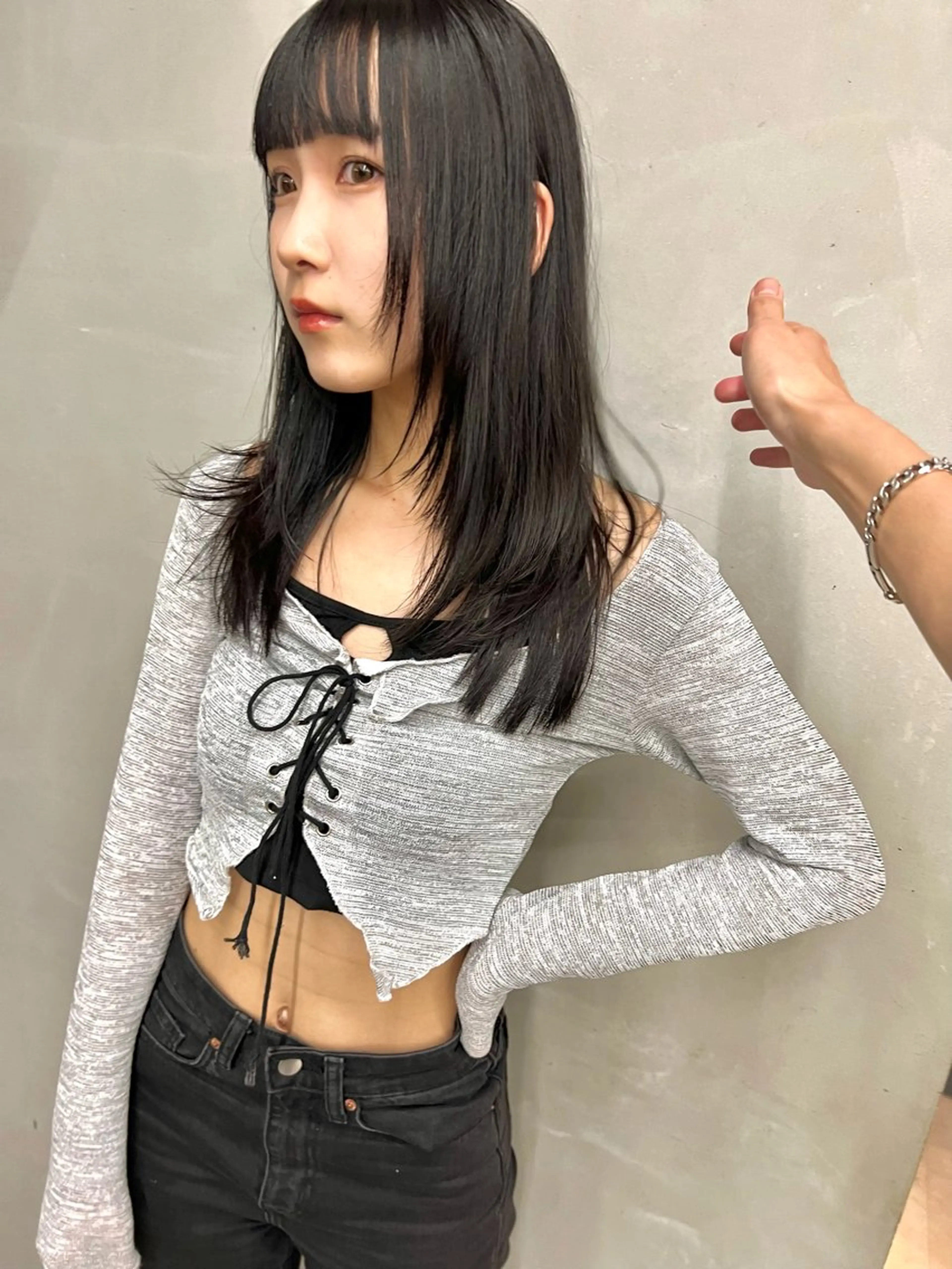 ミディアム 顔周りカット レイヤーカット sakoda shunkiのヘアスタイル