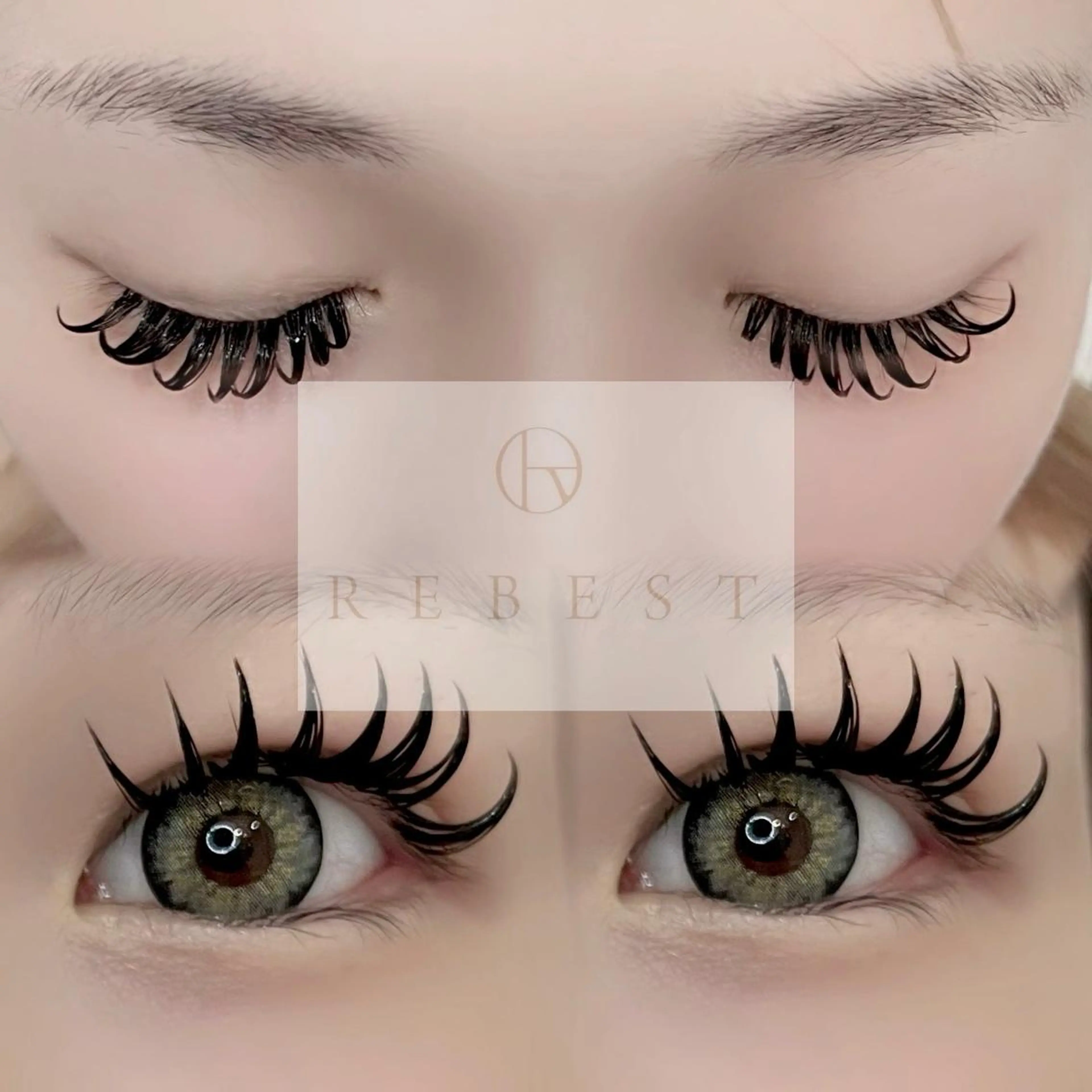 マツエク・マツパ REBEST 四條畷店のマツエク・マツパデザイン