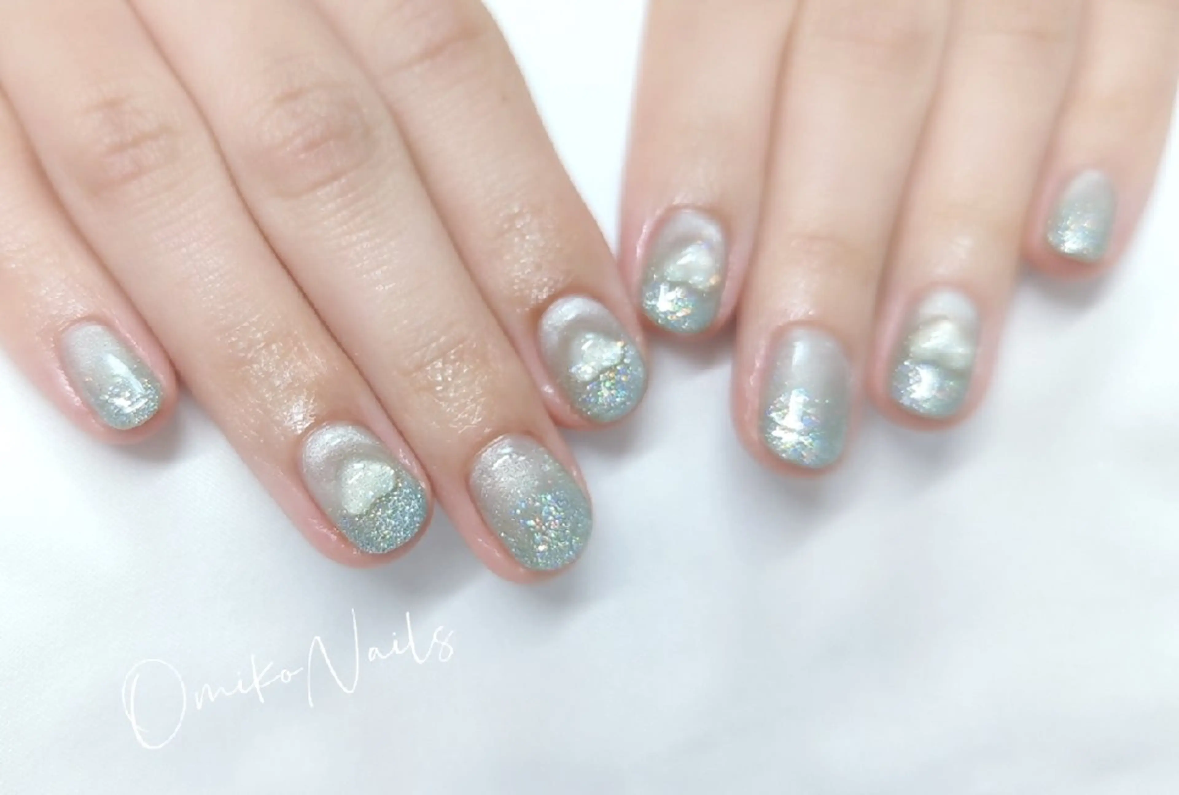 ネイル マグネットネイル ハンドネイル 所沢の小さな ネイル屋さんのネイルデザイン