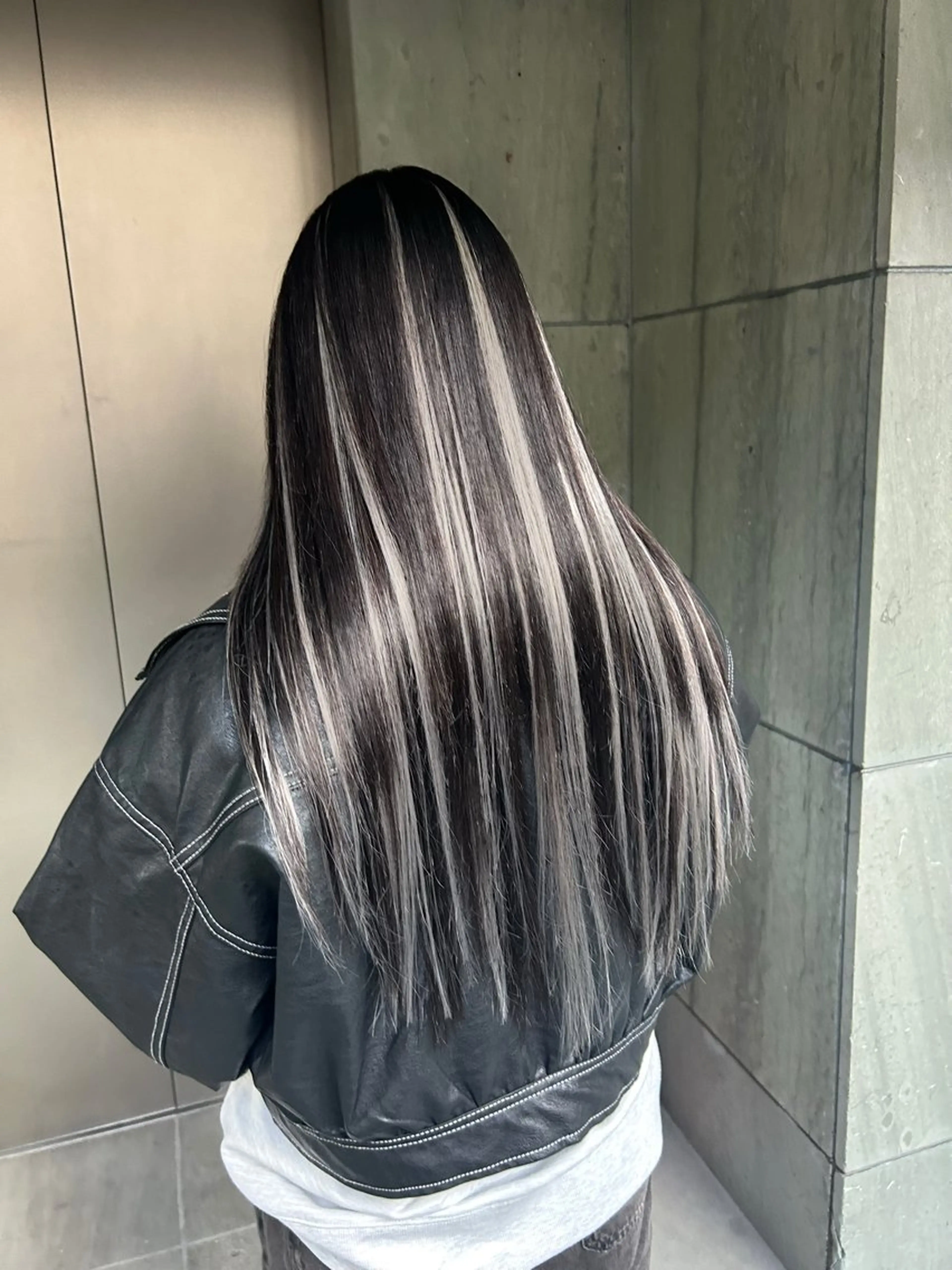 ロング エクステ ハイライト SITY. 🦋mamiya🦋のヘアスタイル