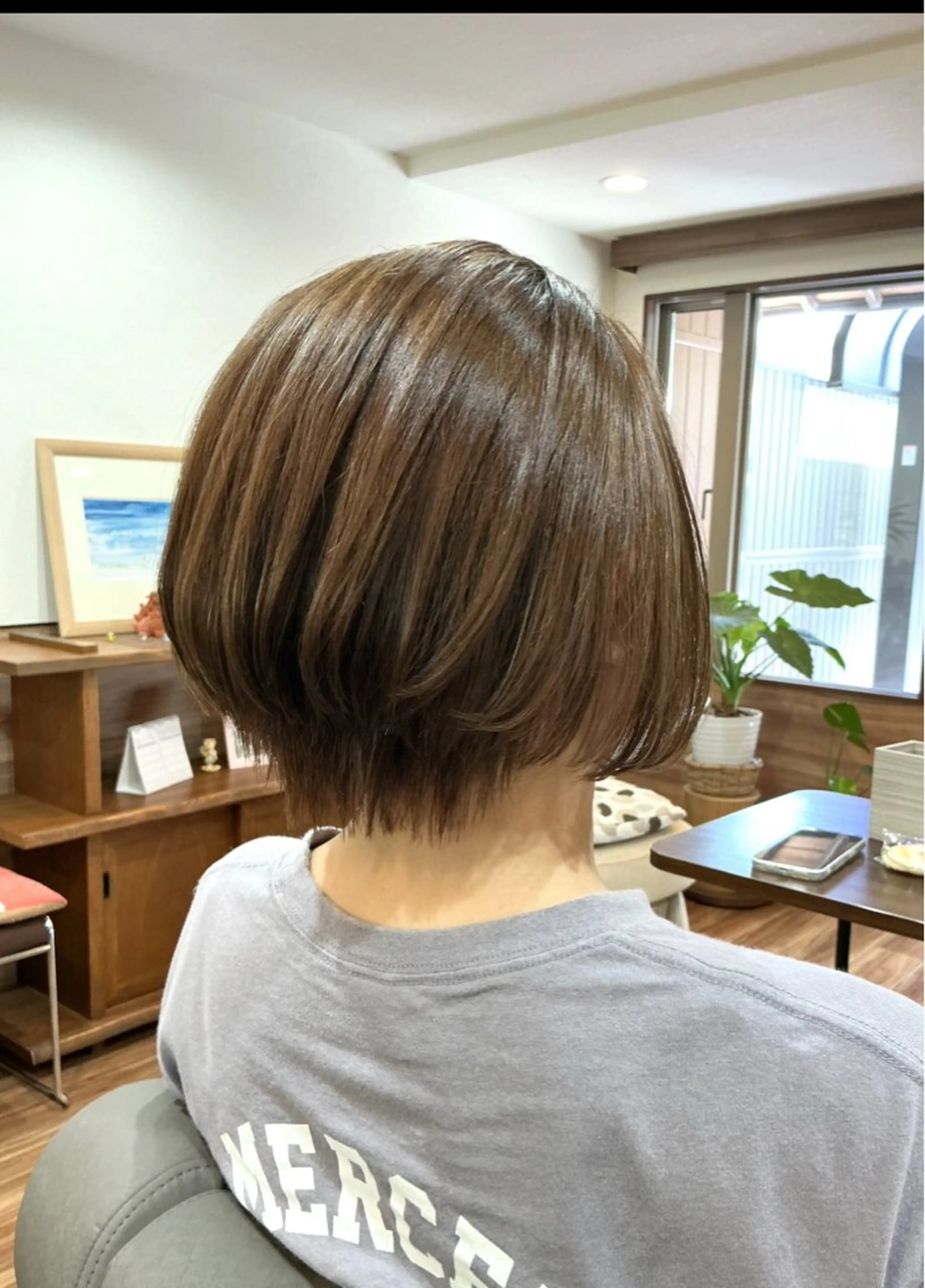 ショート パーマ Annon プライベートサロンのヘアスタイル