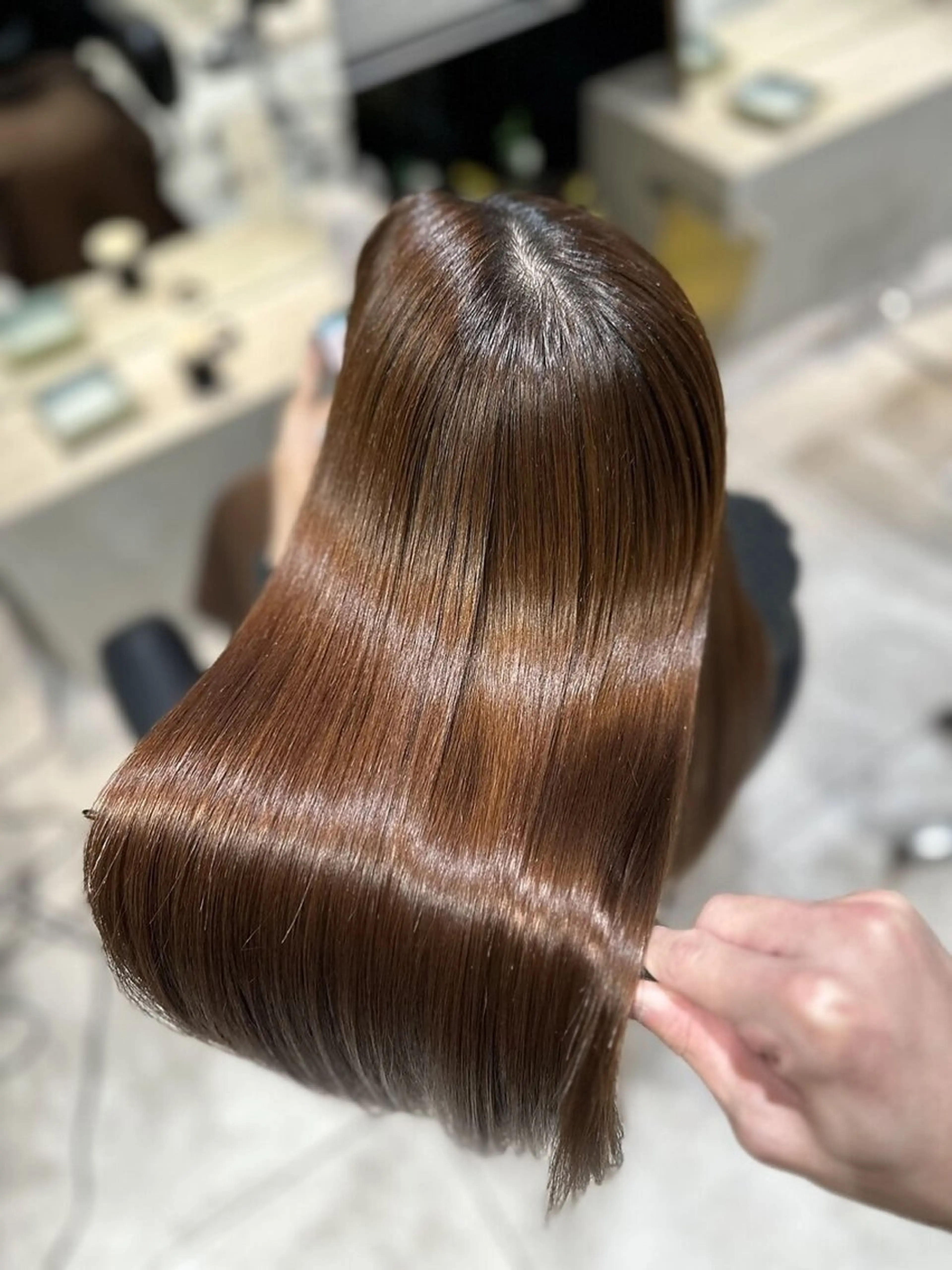 ロング 縮毛矯正 トリートメント 美髪矯正🫧艶髪特化 🫧関口太郎のヘアスタイル