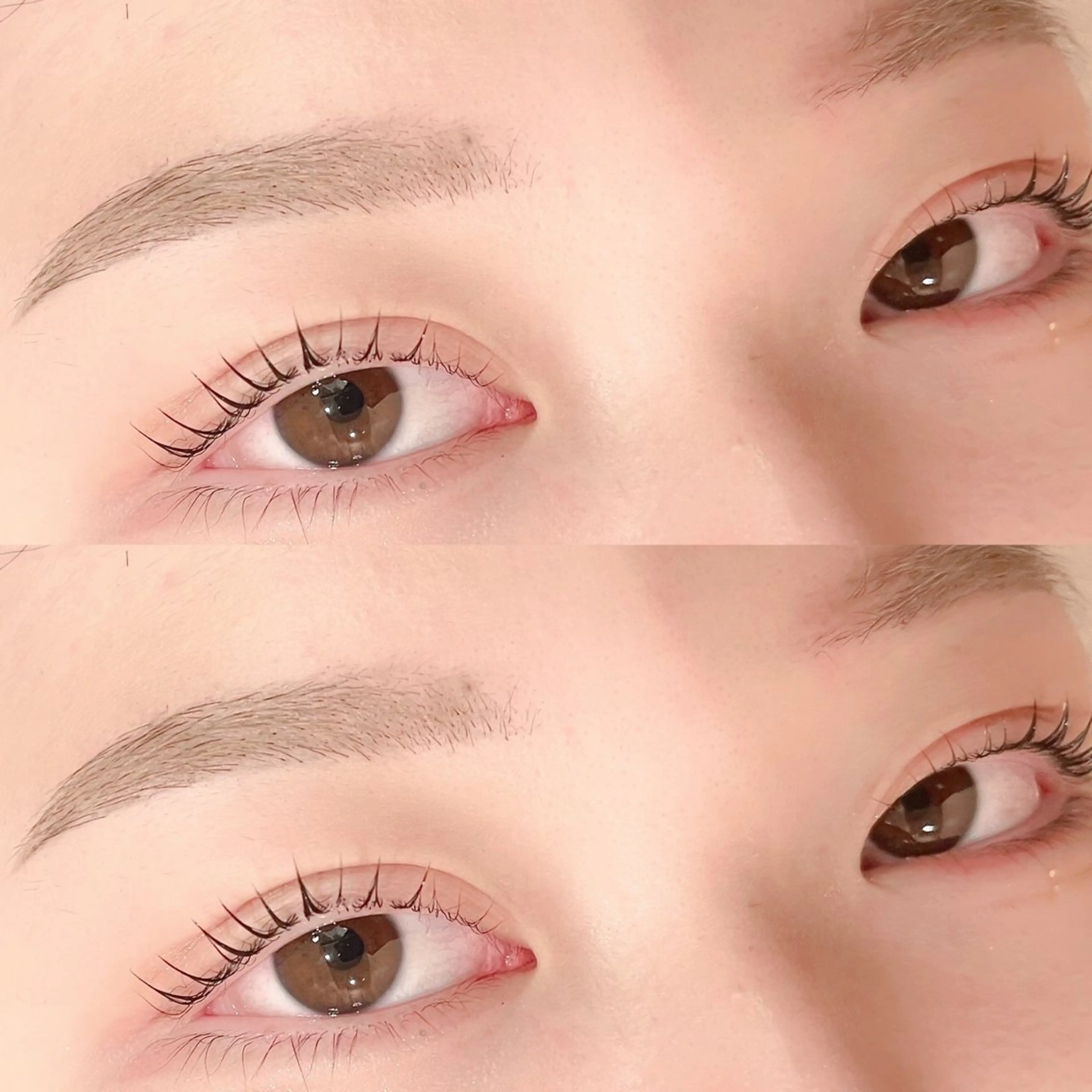 🌸 【U24 学割】アイブロウWAX+パリジェンヌorラッシュリフト🌸アイブロウメイク+まつ毛コーティング付🫧の写真