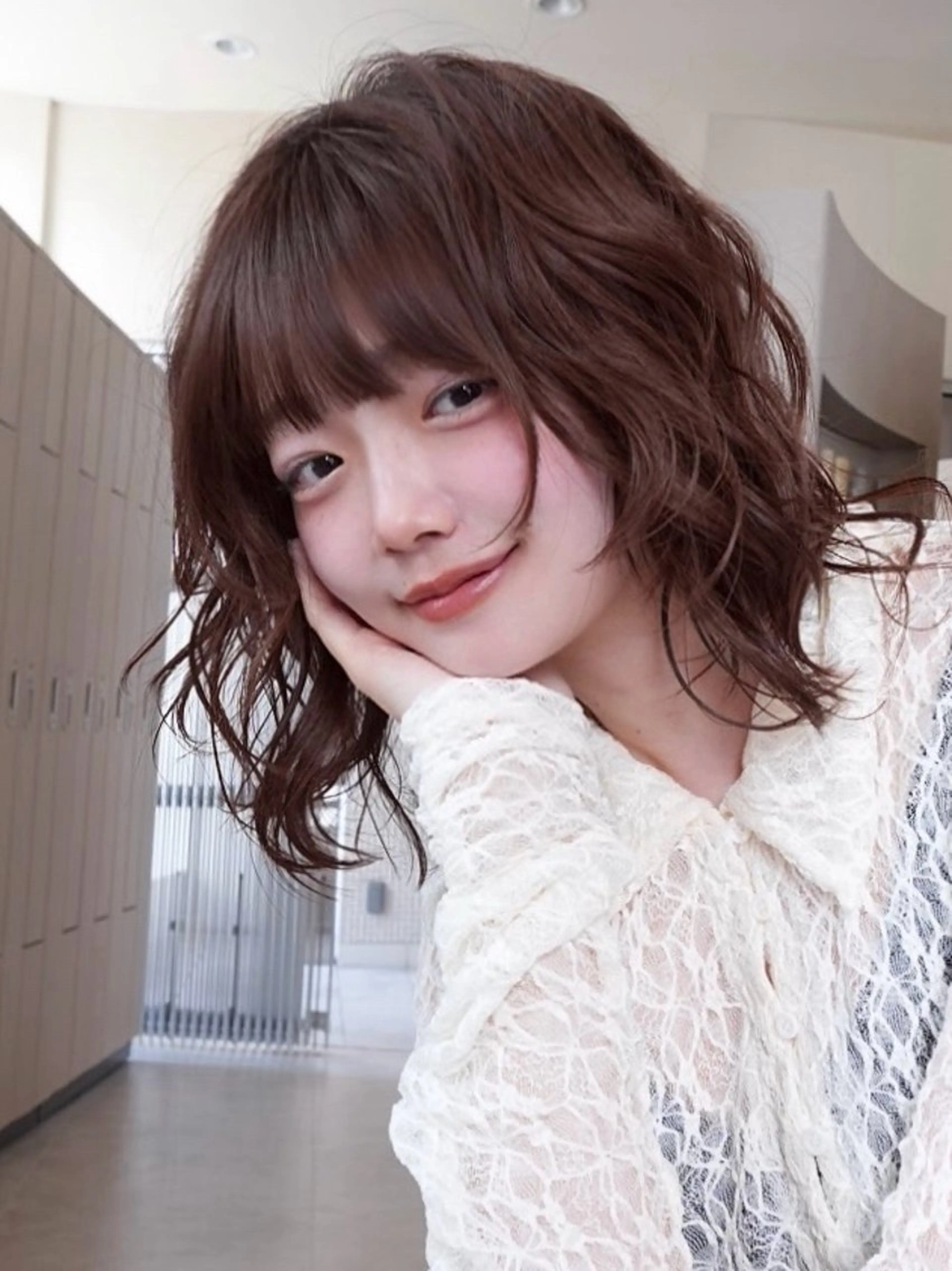 ショート パーマ ボブ パーマモデル募集中 Unami 太田英寿のヘアスタイル