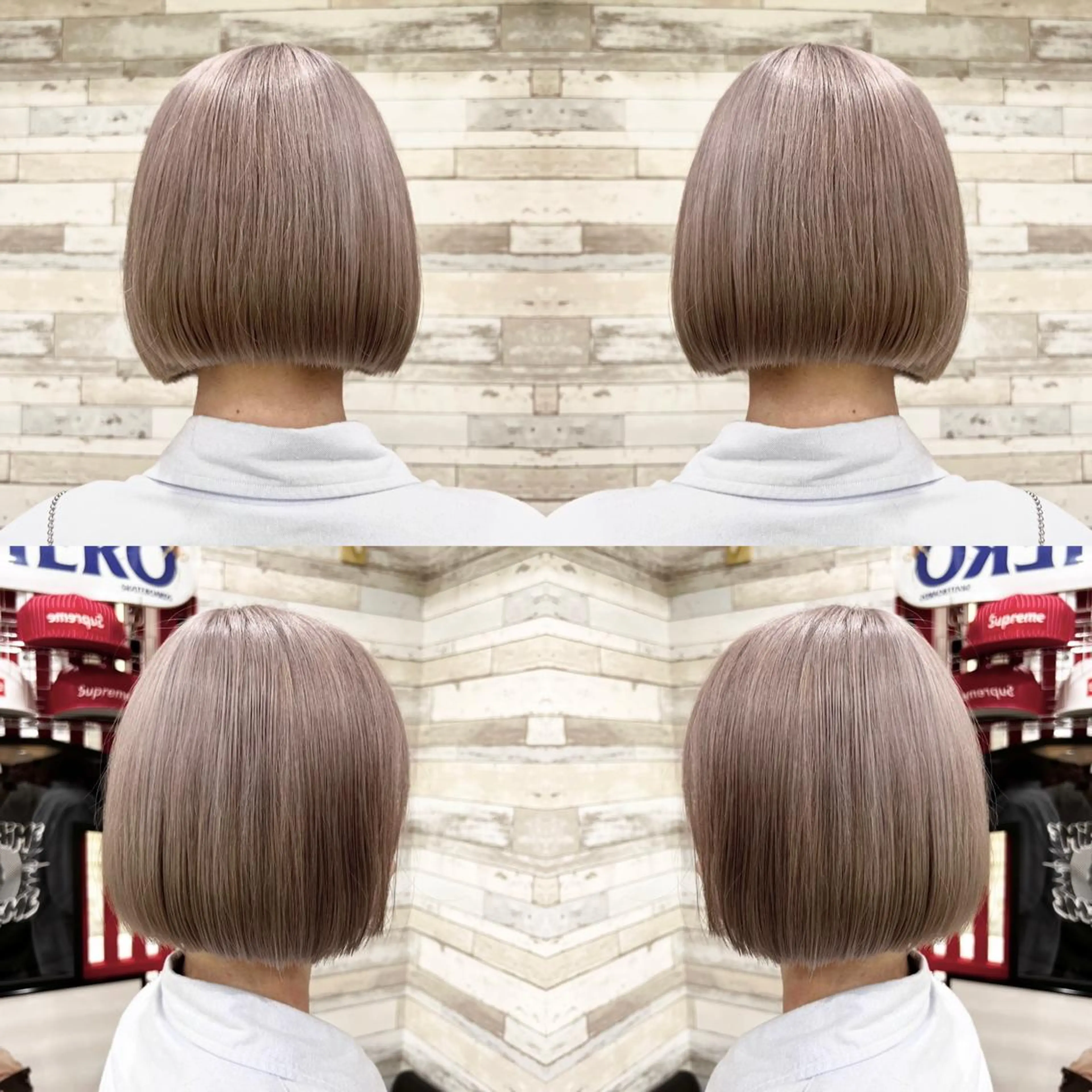 ショート カラー ヘアカラー トリートメント 🌈推し色派手髪 ハイトーンShinのヘアスタイル