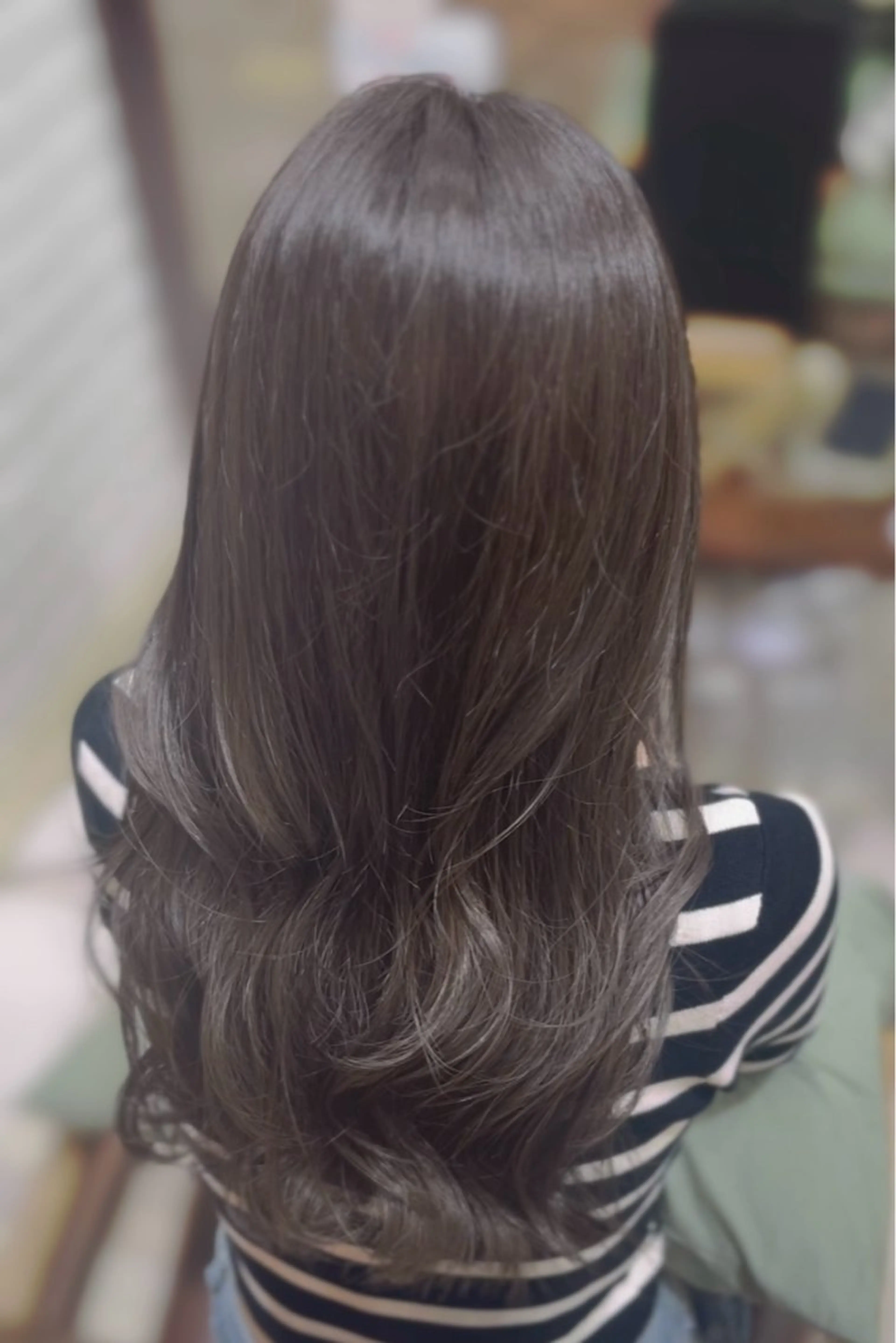 ロング カット ヘアカラー トリートメント 透明感カラー／ 艶感カラー／RAMUのヘアスタイル