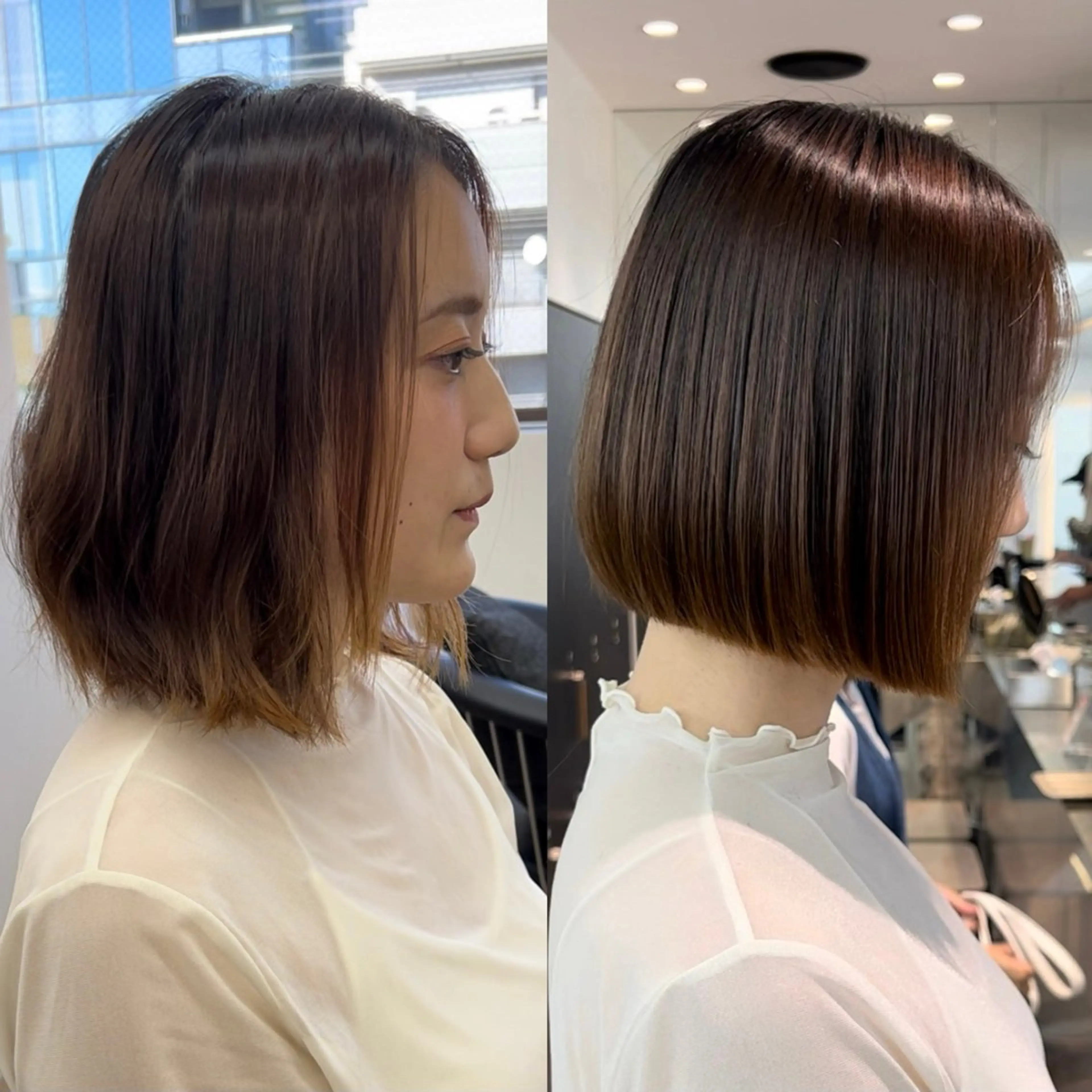 【🌸リピーター限定❣️】1日2名限定❣️レディースカット無料+ウル艶トリートメント+艶カラー(超音波アイロンサービス)の写真