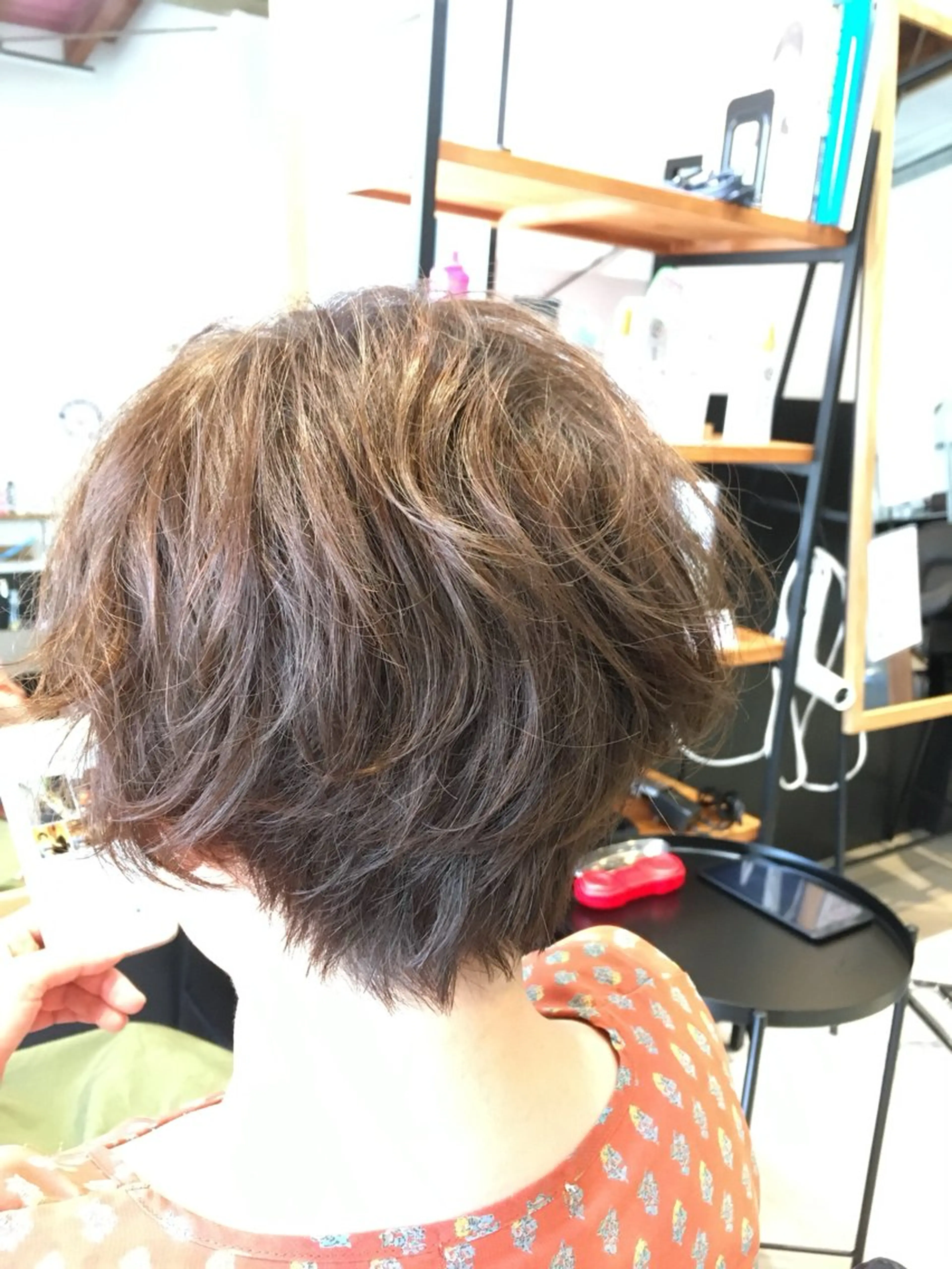 ショート くせ毛 ショートヘア カット ヘアカラー 💫縮毛矯正/ カット💫徳永あい子のヘアスタイル