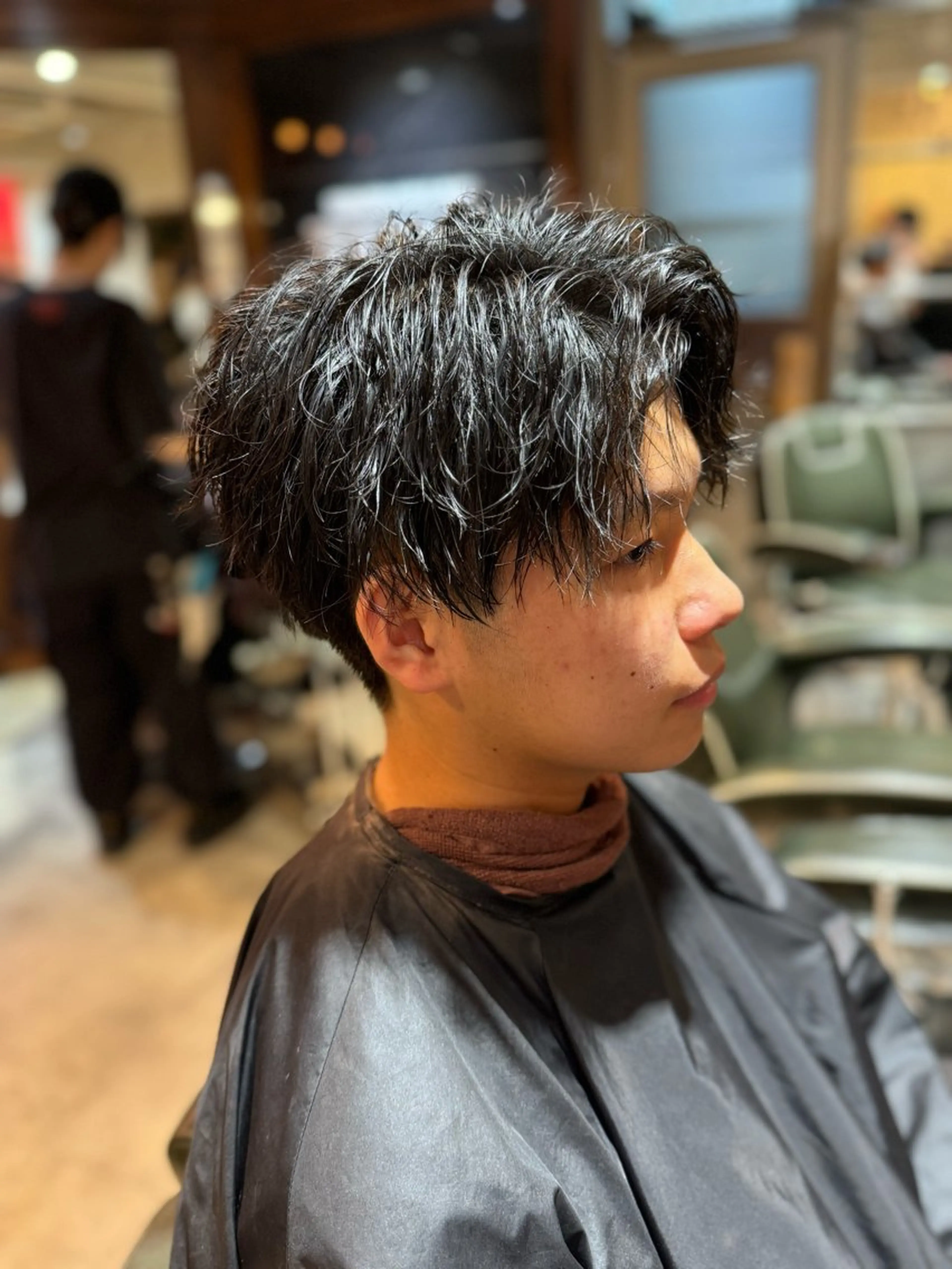 ショート パーマ ツイストスパイラルパーマ スパイラルパーマ カット パーマ 【⭐️men's限定 ⭐️】平田雅暉のヘアスタイル