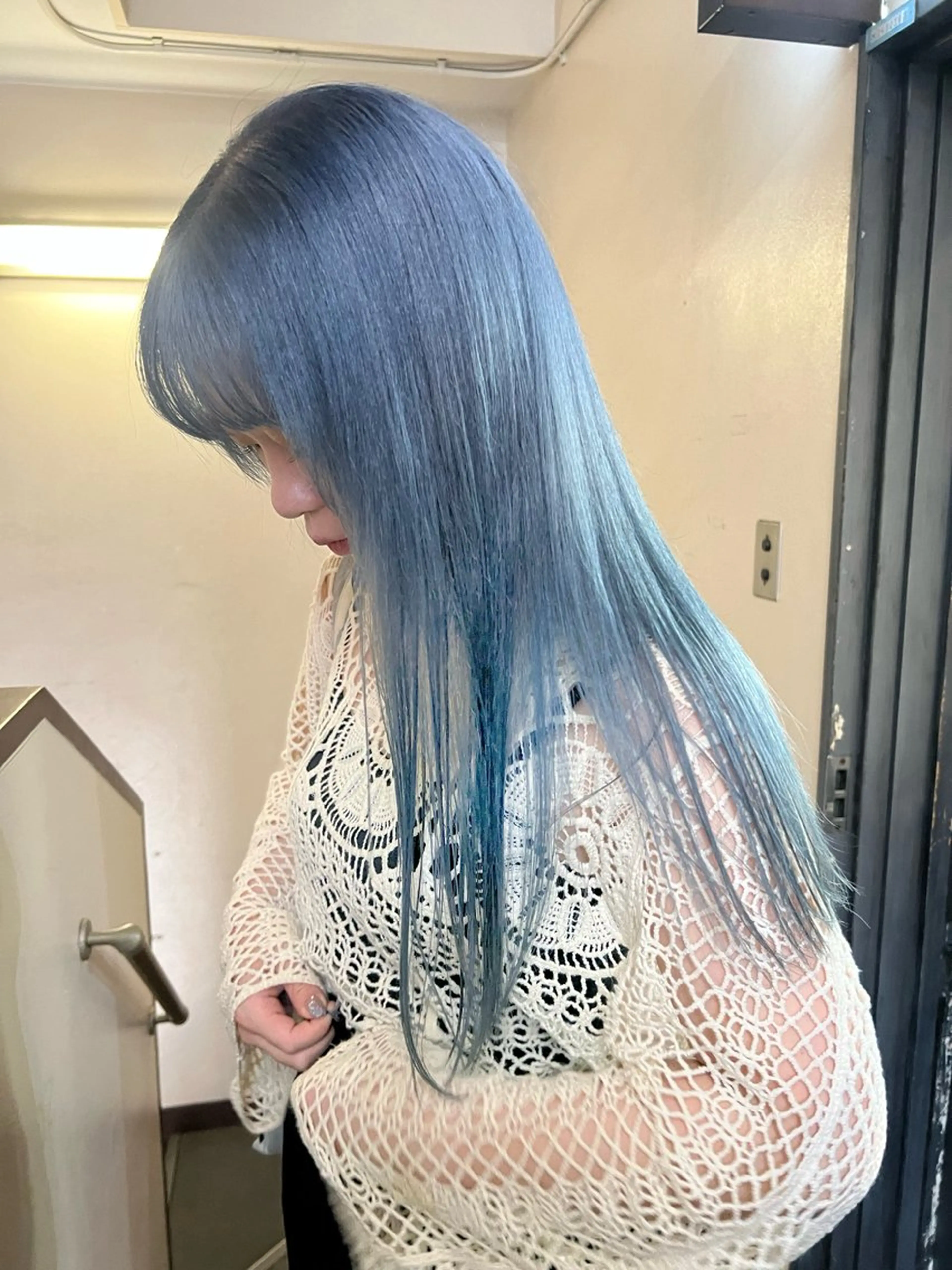 ロング ヘアカラー 東のりか/ハイトーン ブリーチカラー/ボブのヘアスタイル