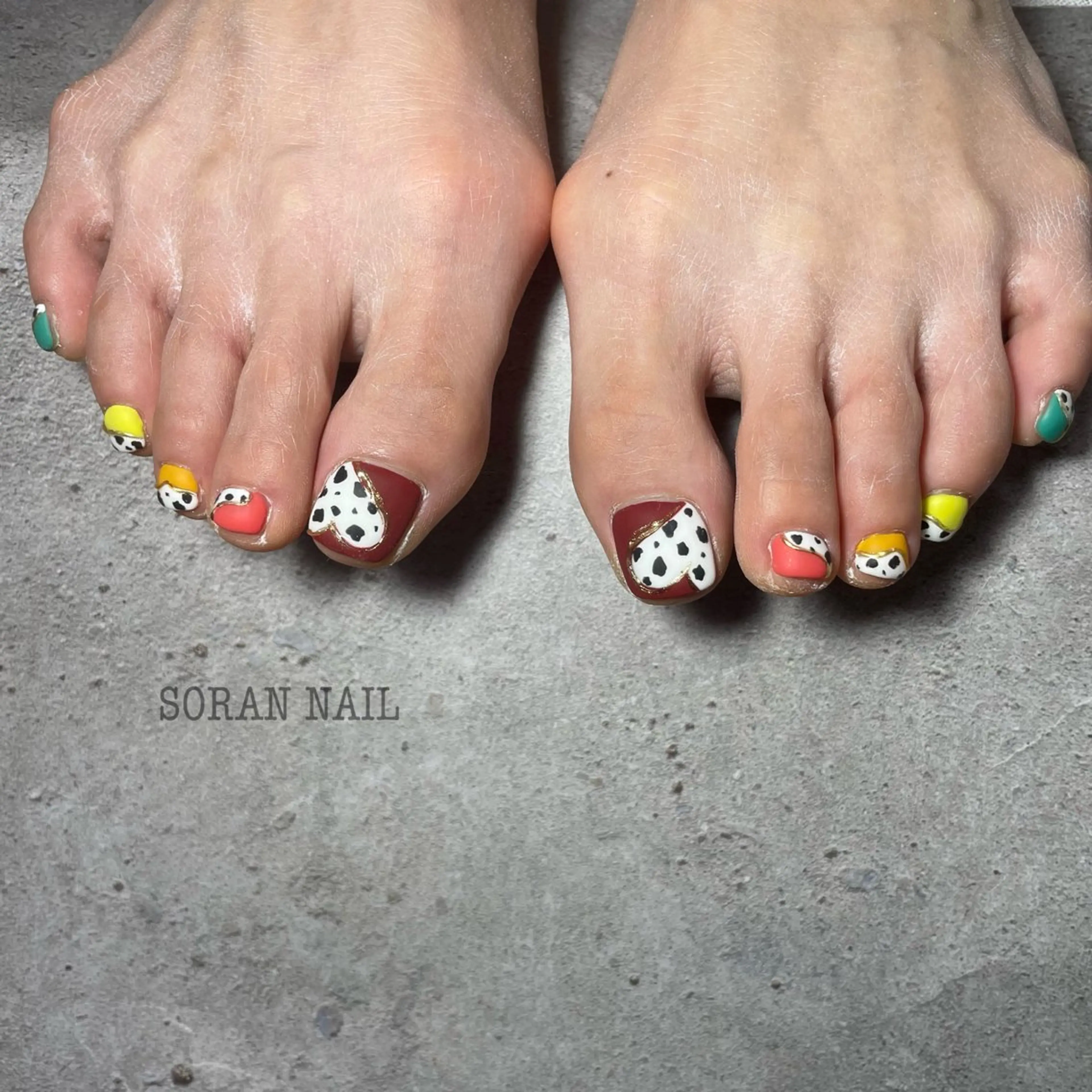 ネイル フットネイル soran nailのネイルデザイン