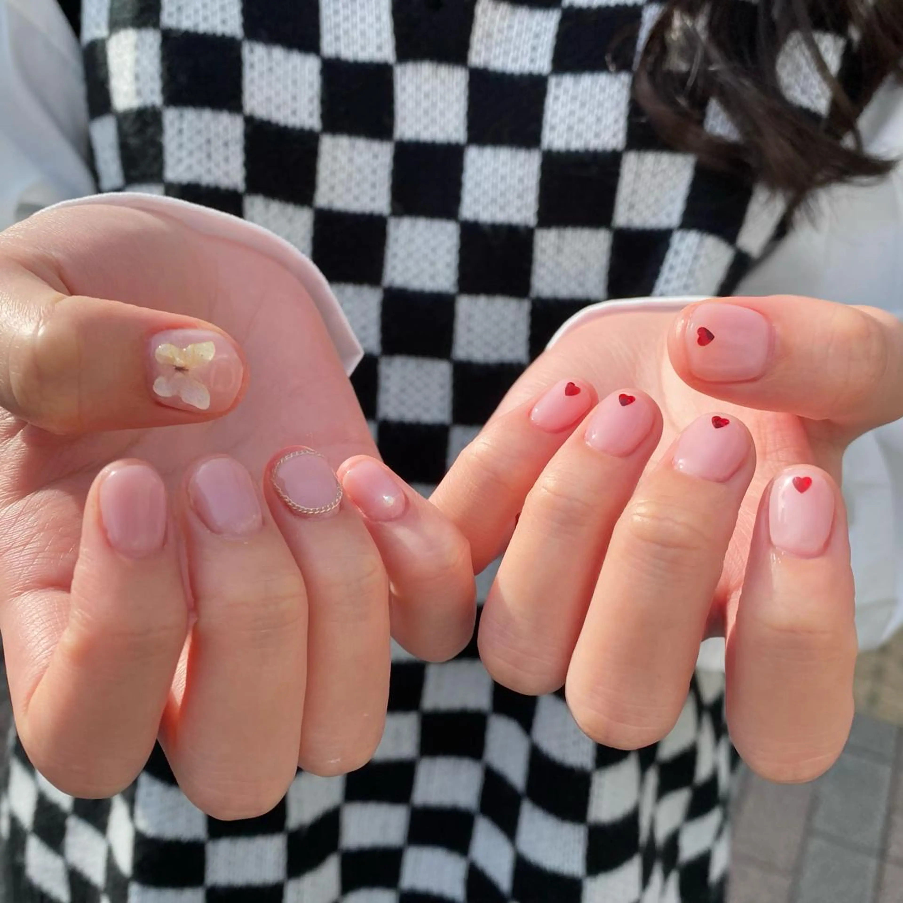 ネイル ワンカラーネイル 個性派／中韓ネイル SAKURAのネイルデザイン