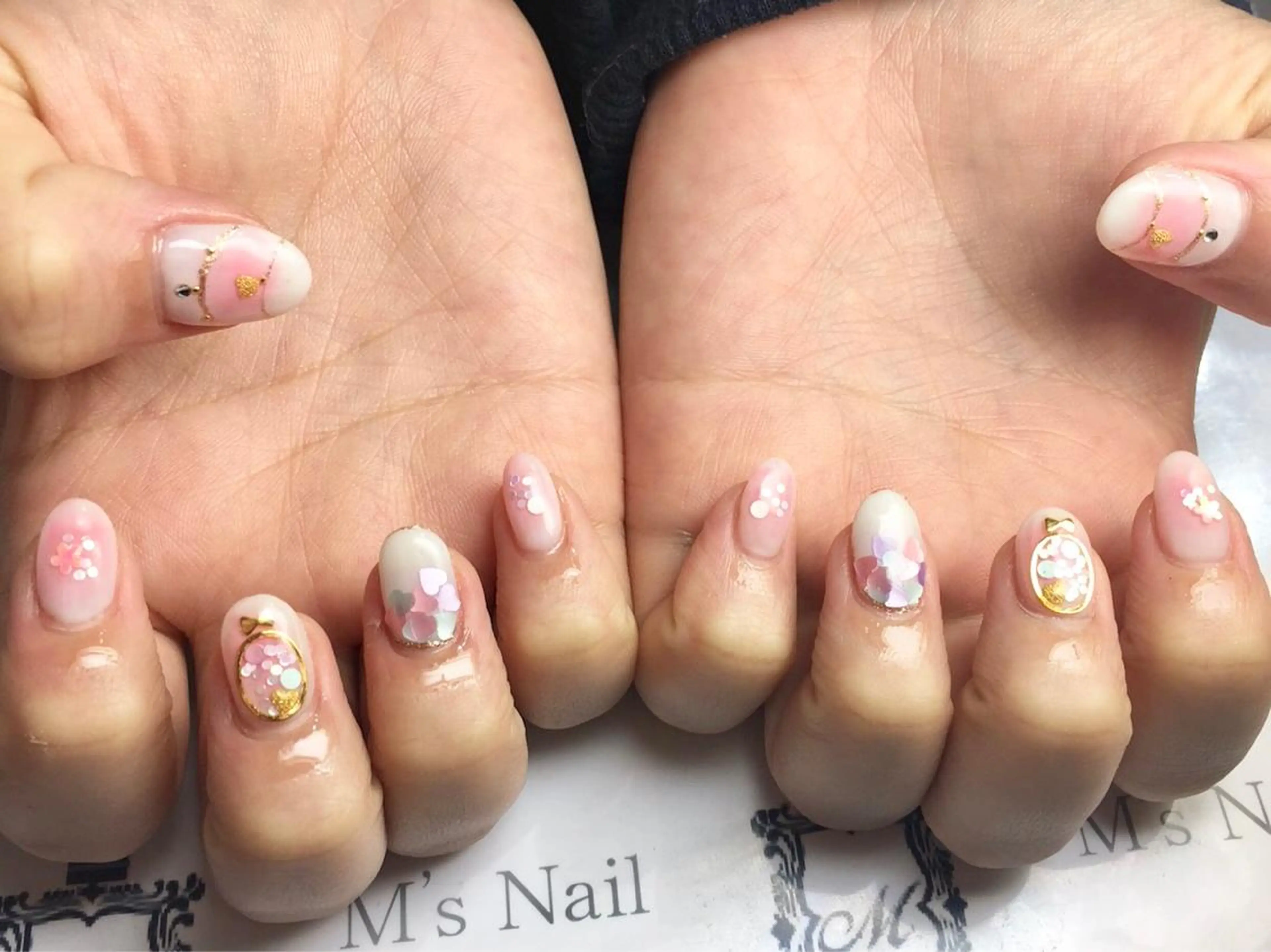 ネイル アートネイル 持ち込み M's nail ..高幡不動のネイルデザイン