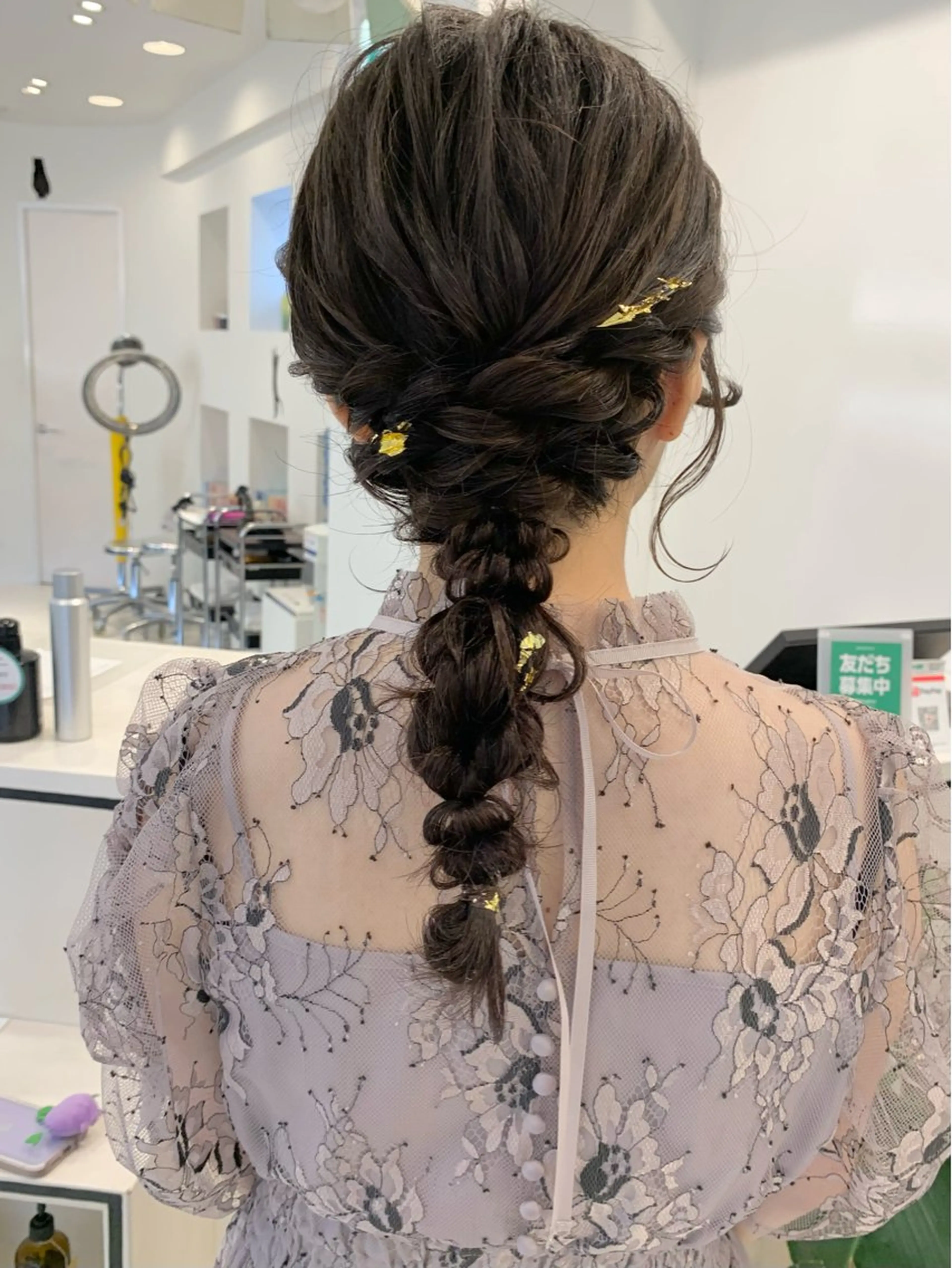 ヘアアレンジ moeka レイヤー /艶カラー/韓国のヘアスタイル