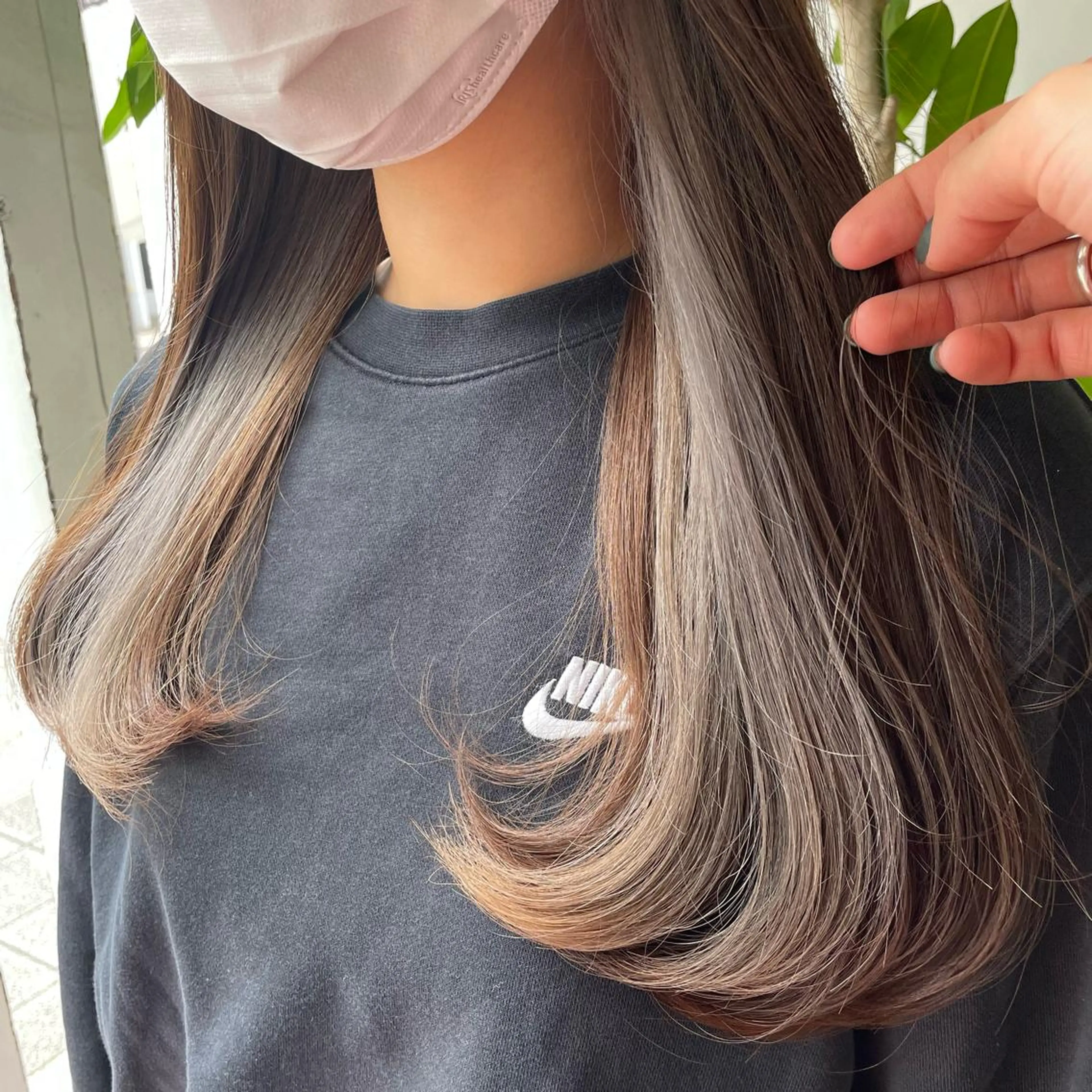 セミロング カラー ヘアカラー トリートメント ヘッドスパ 【店長】インナー指名 No.1戸塚優思のヘアスタイル