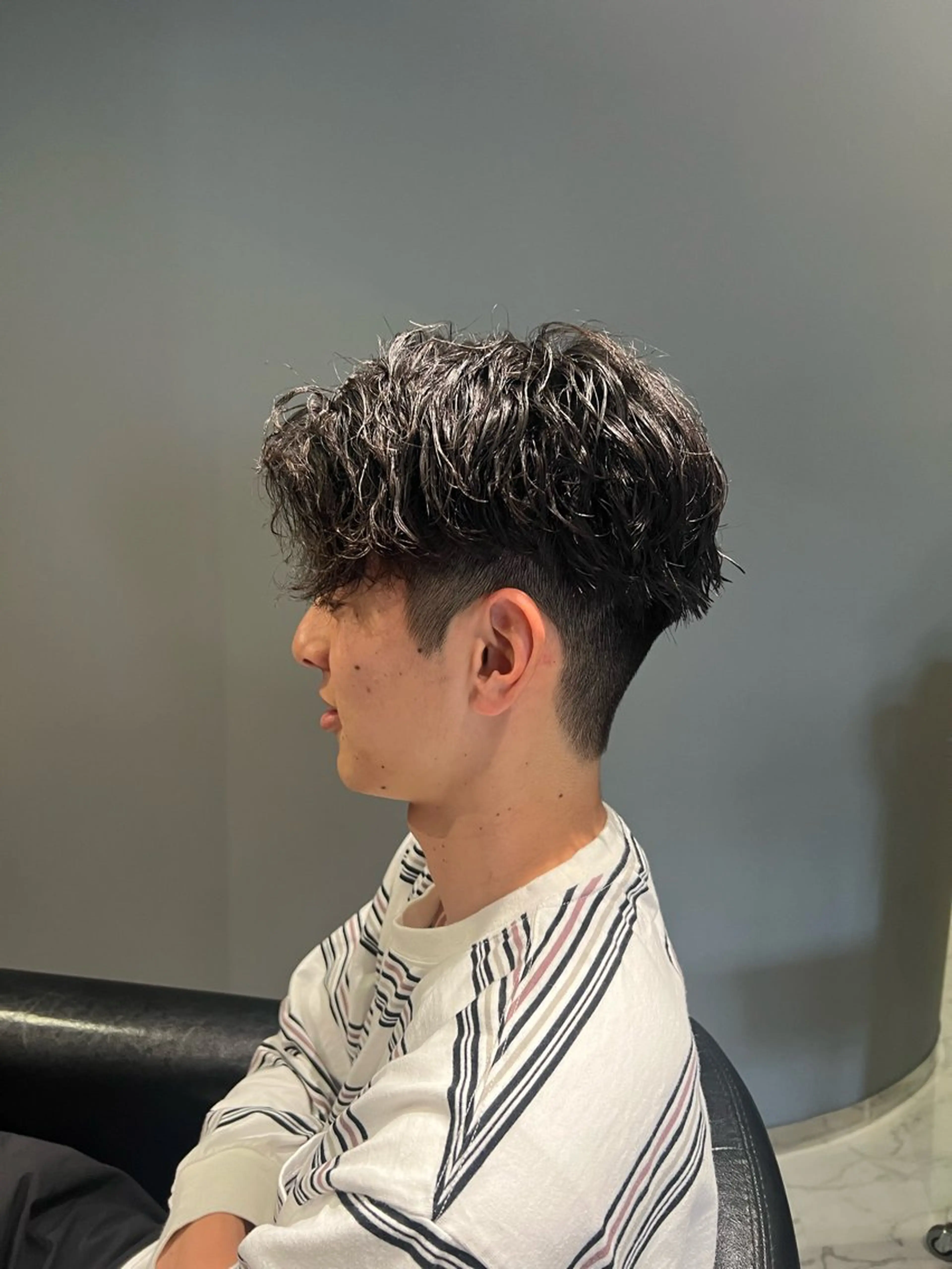 ショート カット ヘアカラー パーマ 武田 颯馬のヘアスタイル